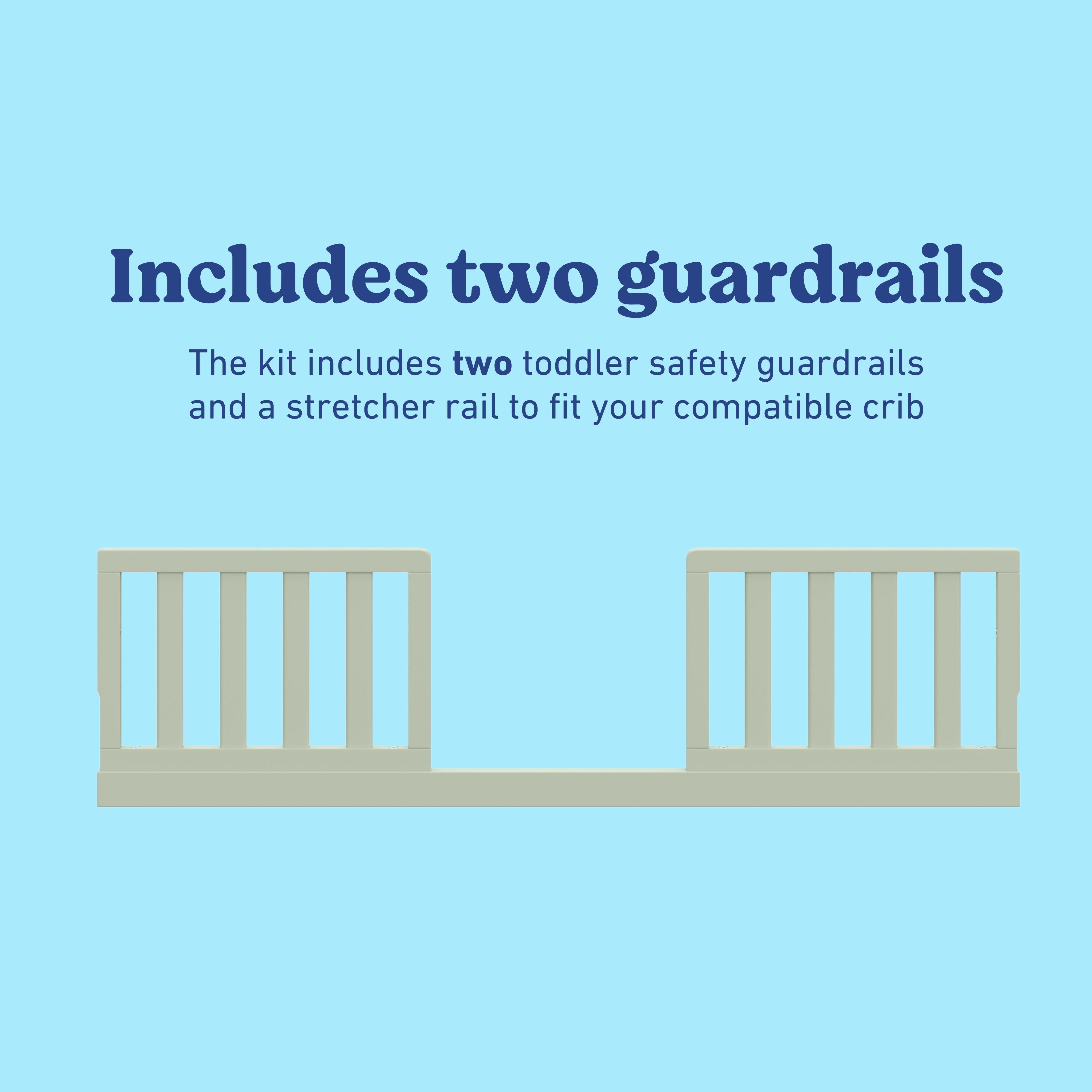 Graco Universal Toddler Guardrail, Sage, large