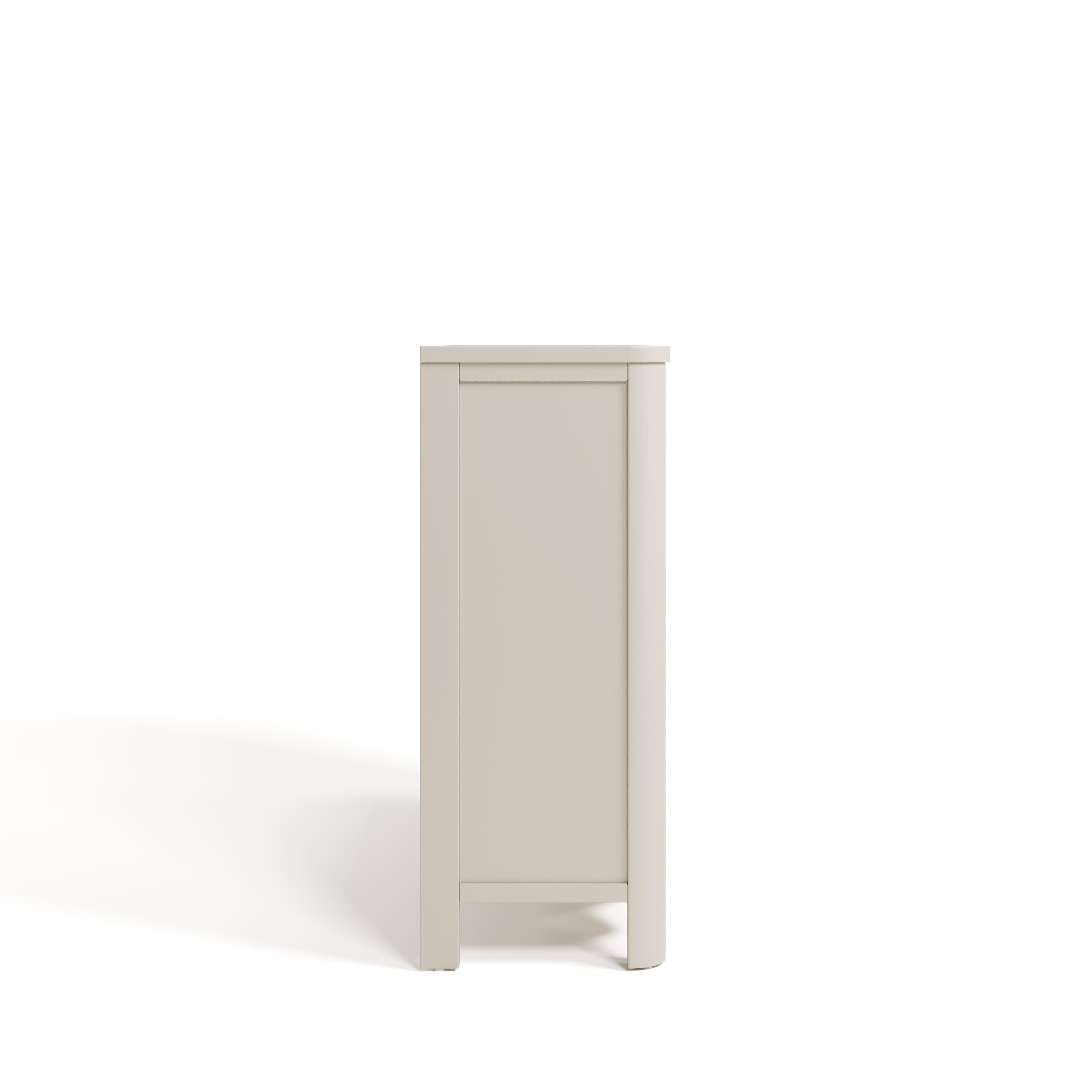 Storkcraft Casablanca Storage Bookcase, Frosted Oat, large