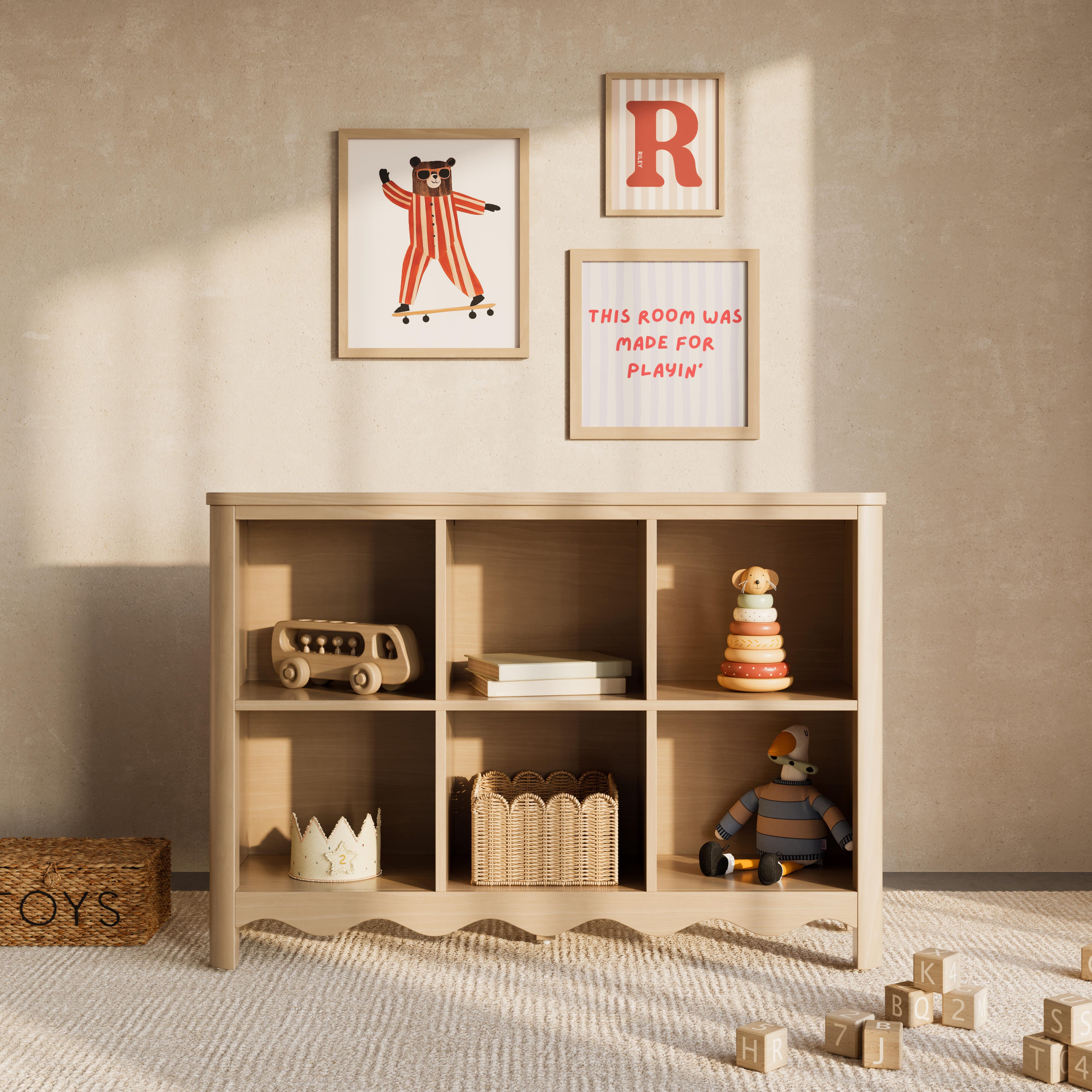 Storkcraft Casablanca Storage Bookcase, Driftwood, large