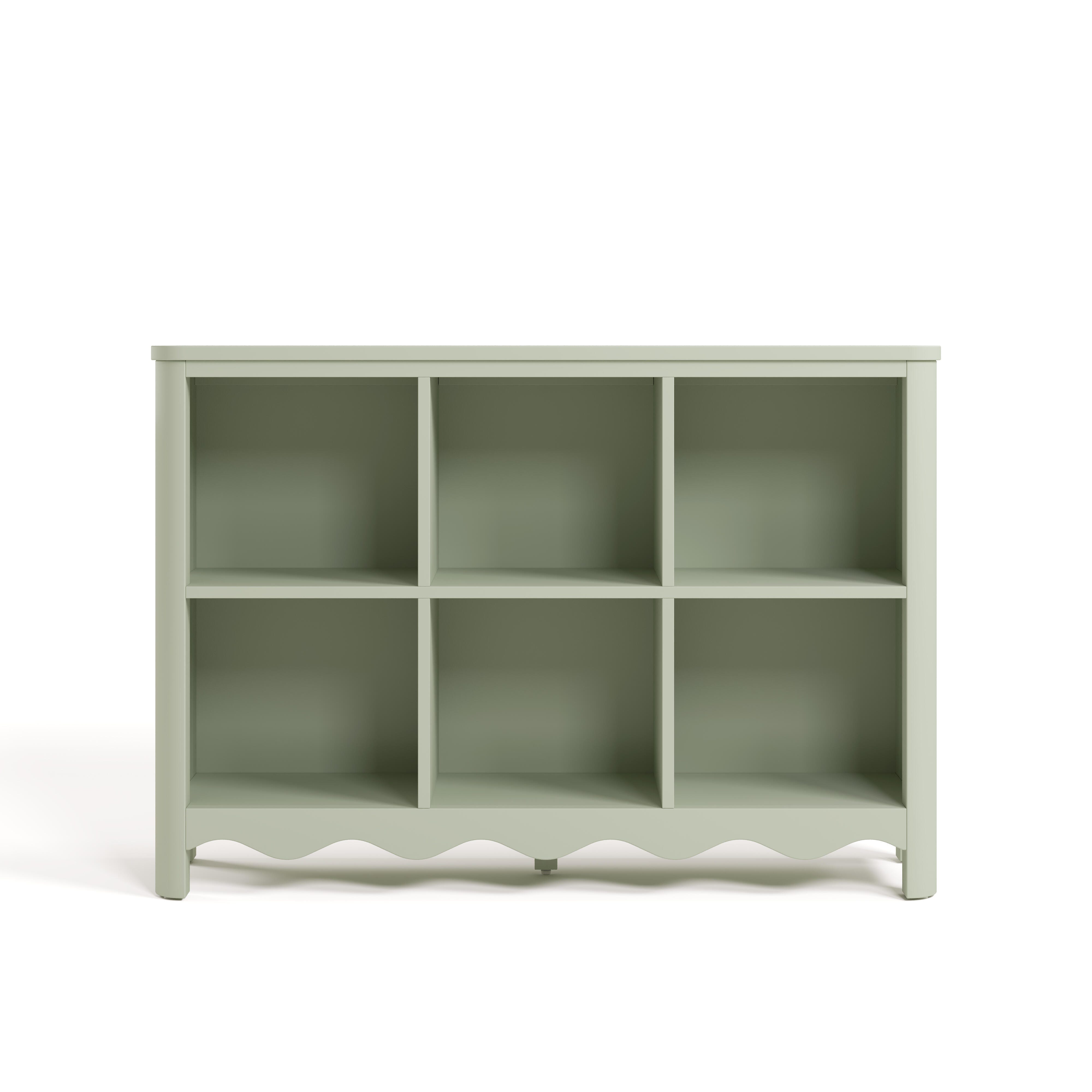 Storkcraft Casablanca Storage Bookcase, Sage, large
