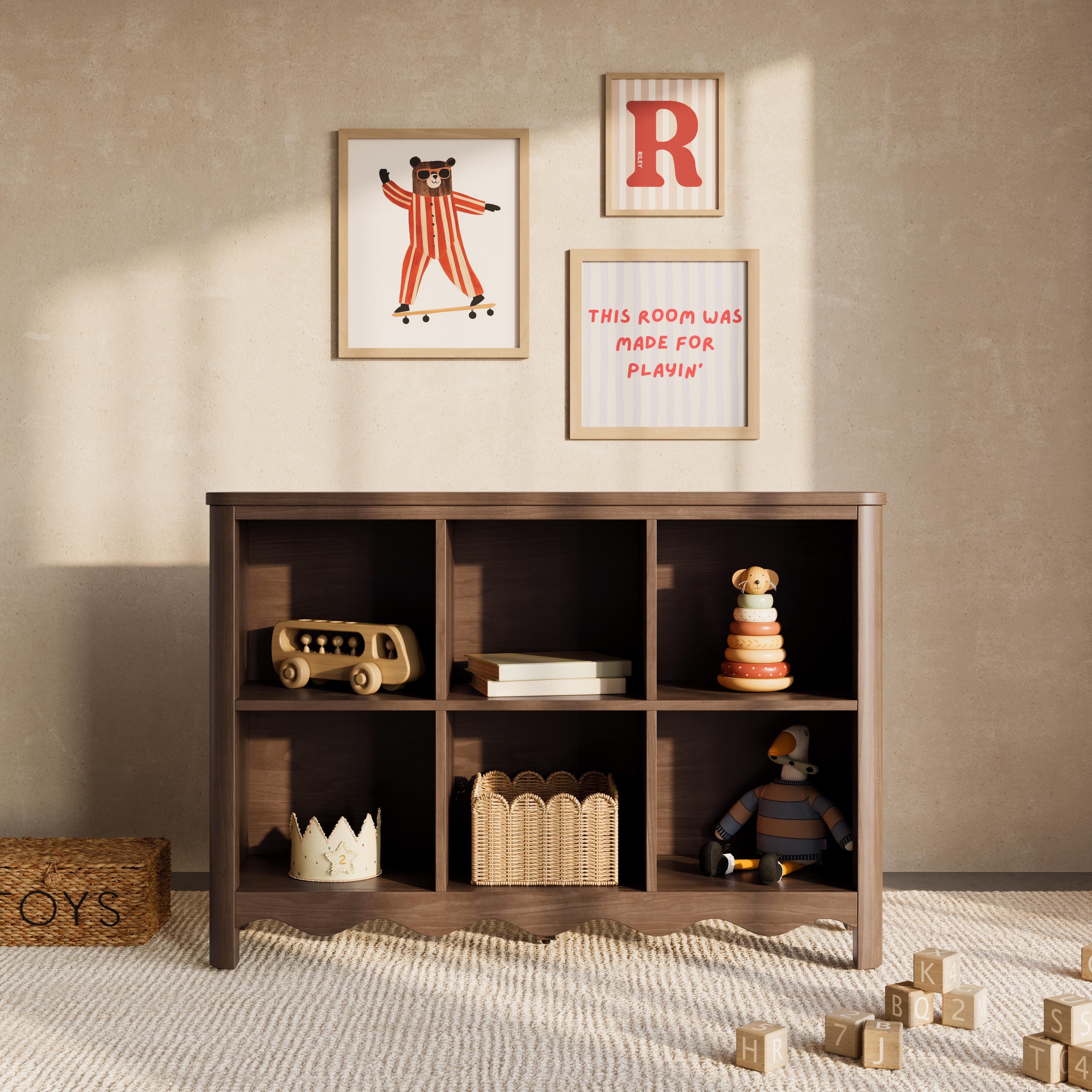 Storkcraft Casablanca Storage Bookcase, Hazelnut, large