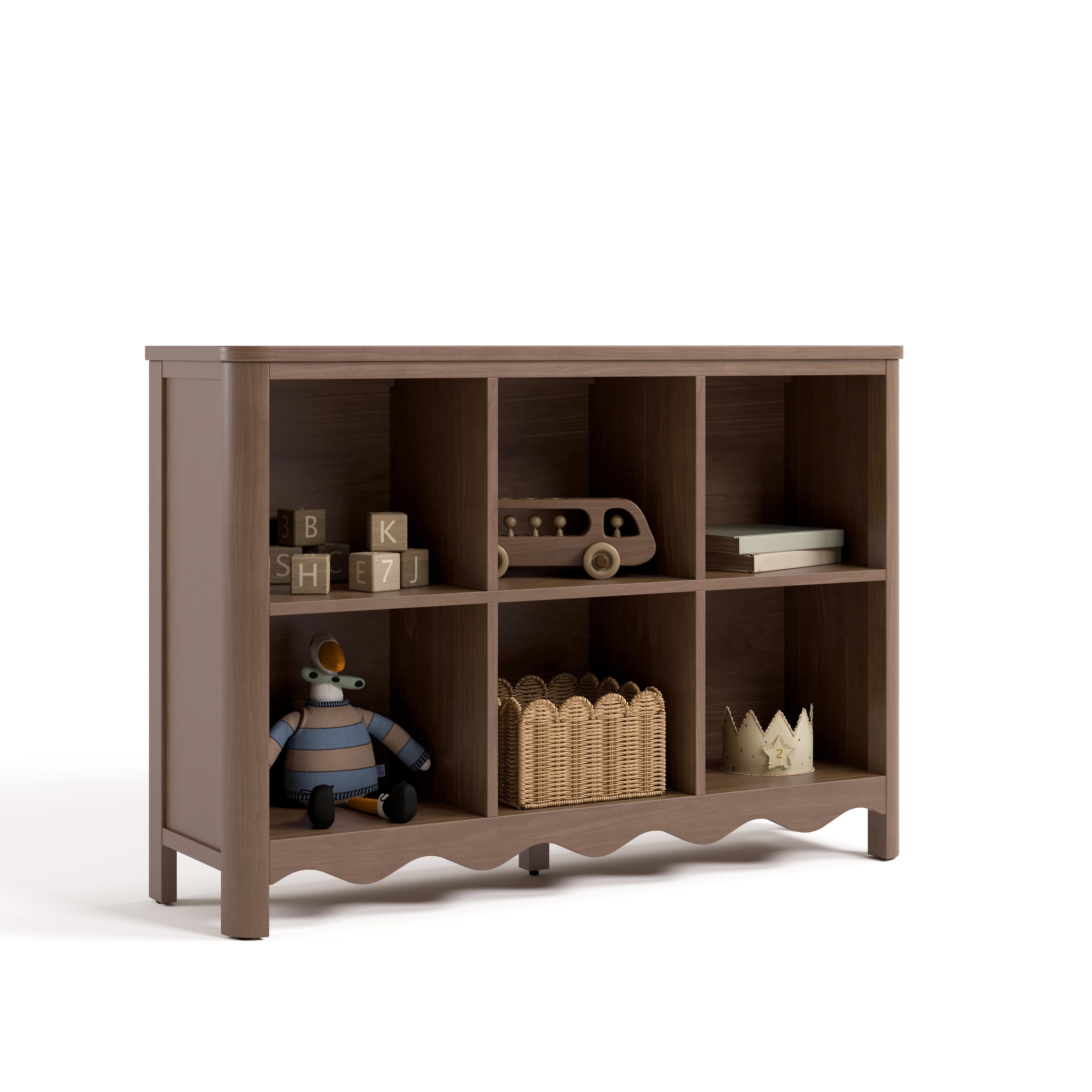 Storkcraft Casablanca Storage Bookcase, Hazelnut, large