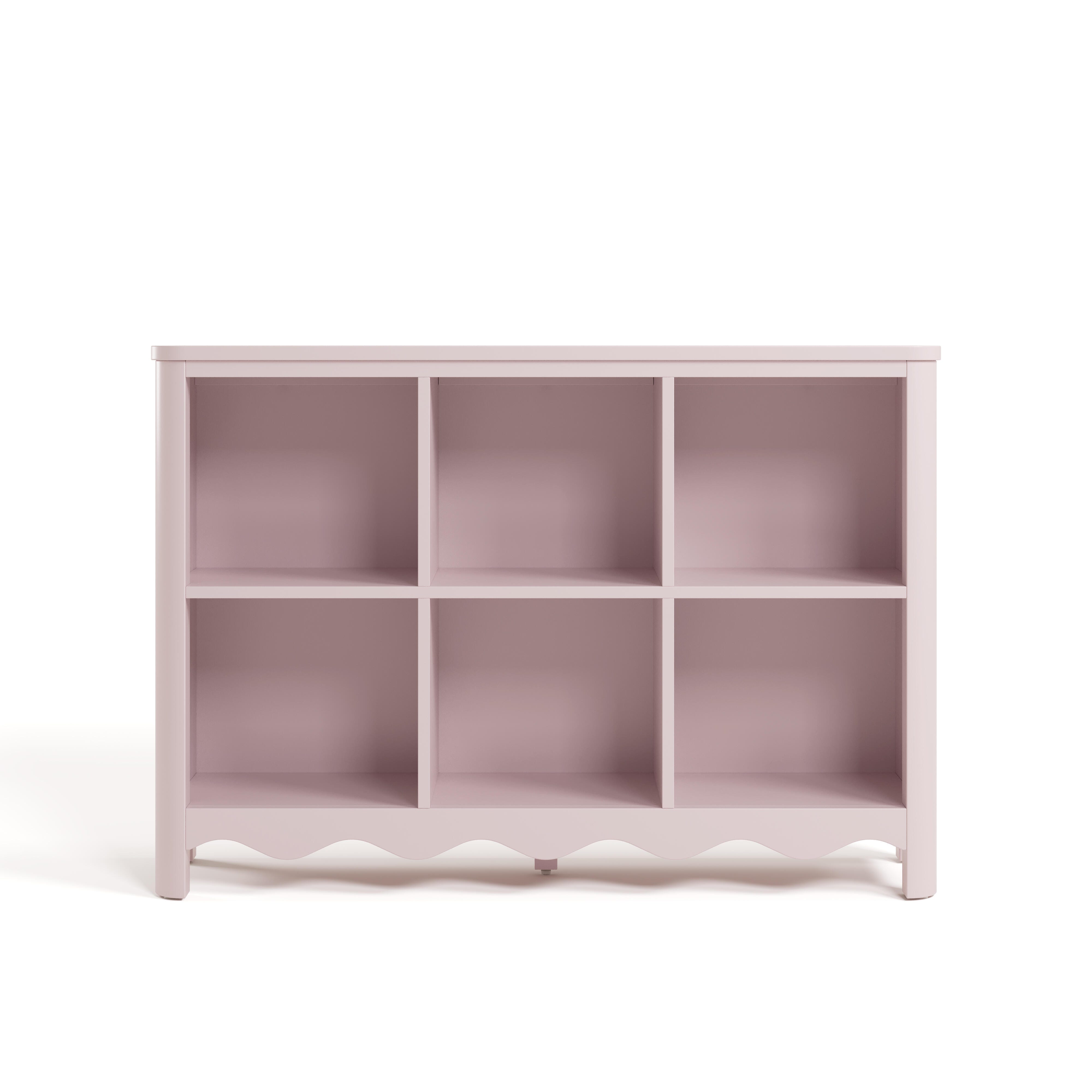 Storkcraft Casablanca Storage Bookcase, Blush, large