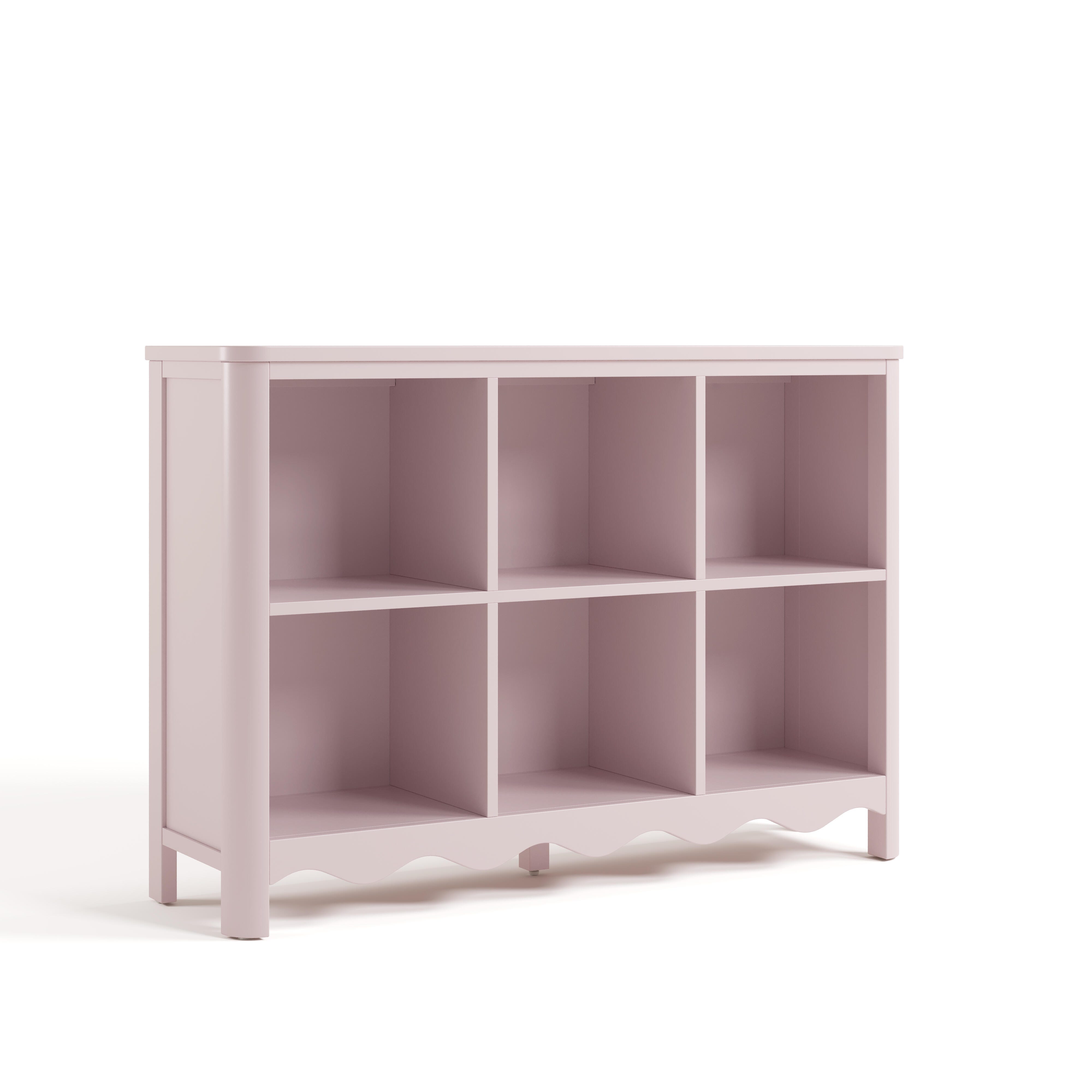Storkcraft Casablanca Storage Bookcase, Blush, large