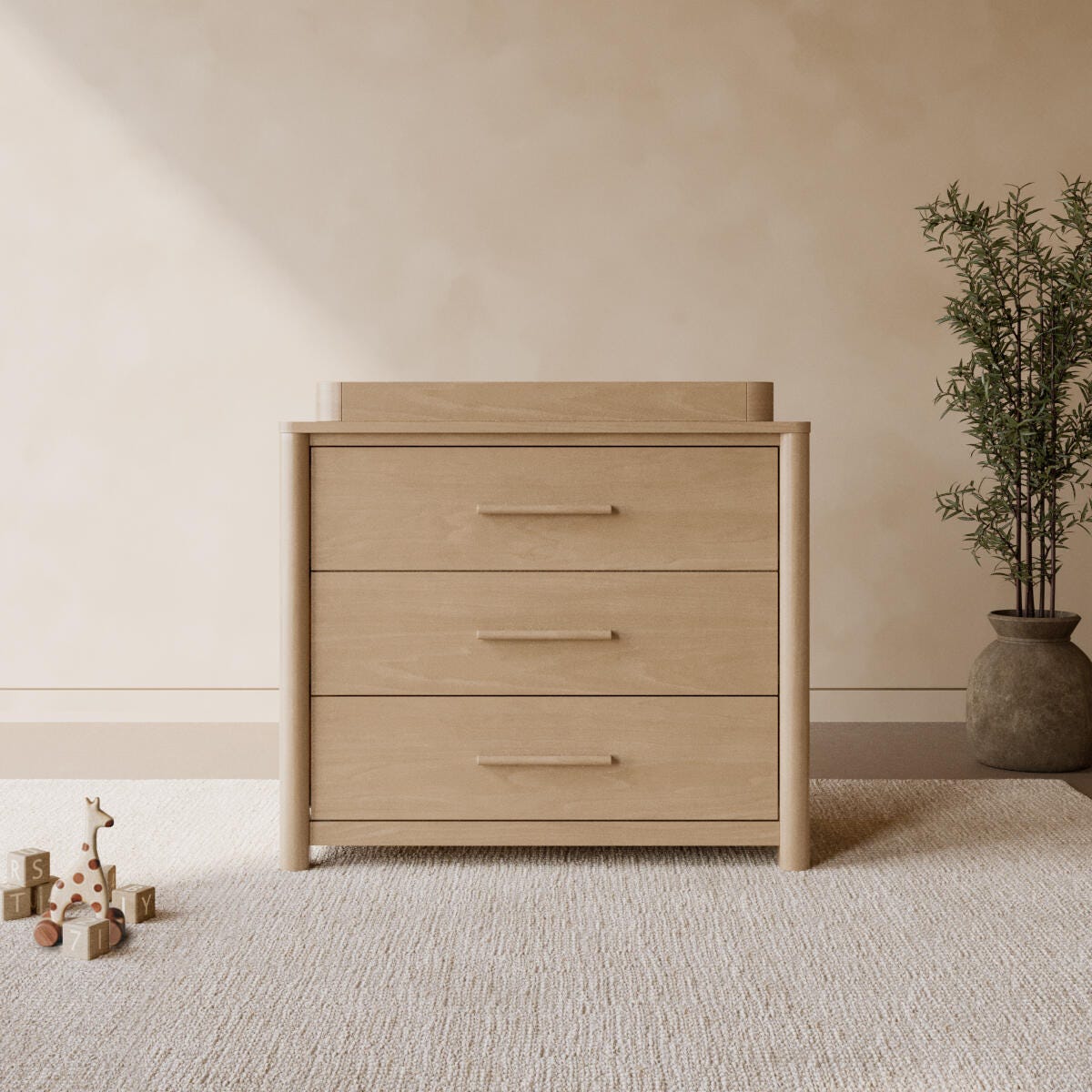 Storkcraft Malta 3 Drawer Chest with Changing Topper