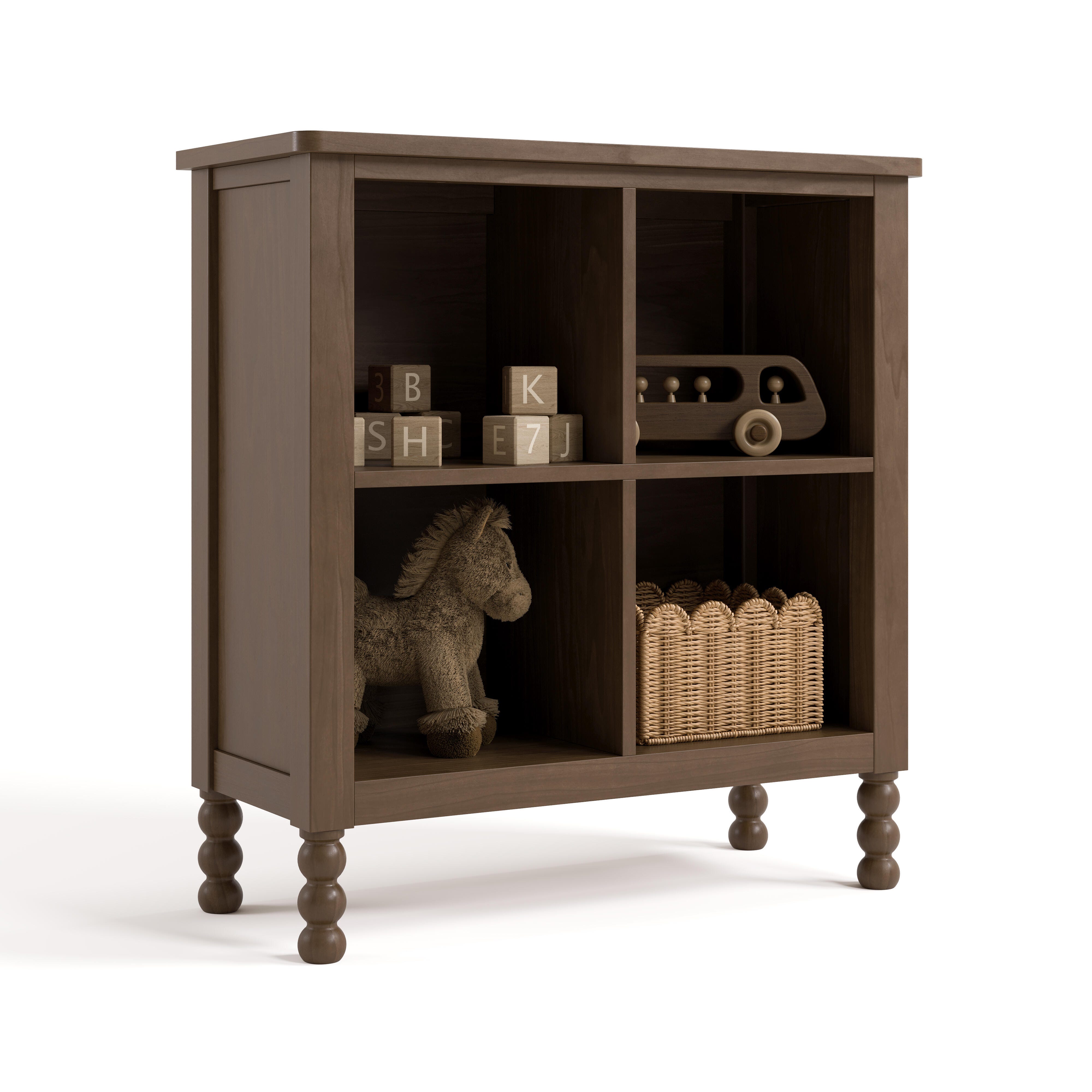Storkcraft Rio Organizer Bookcase, Hazelnut, large