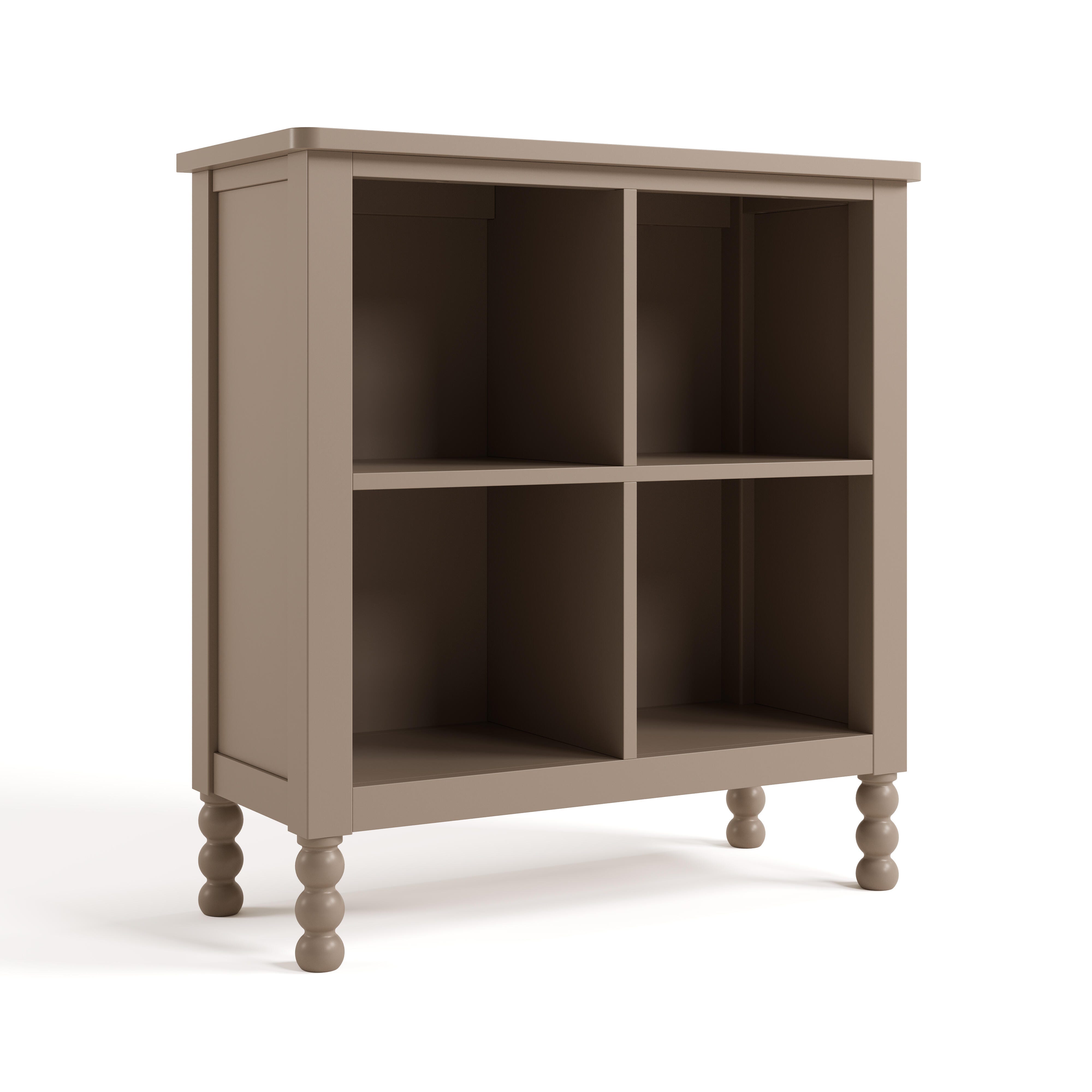 Storkcraft Rio Organizer Bookcase, Taupe, large