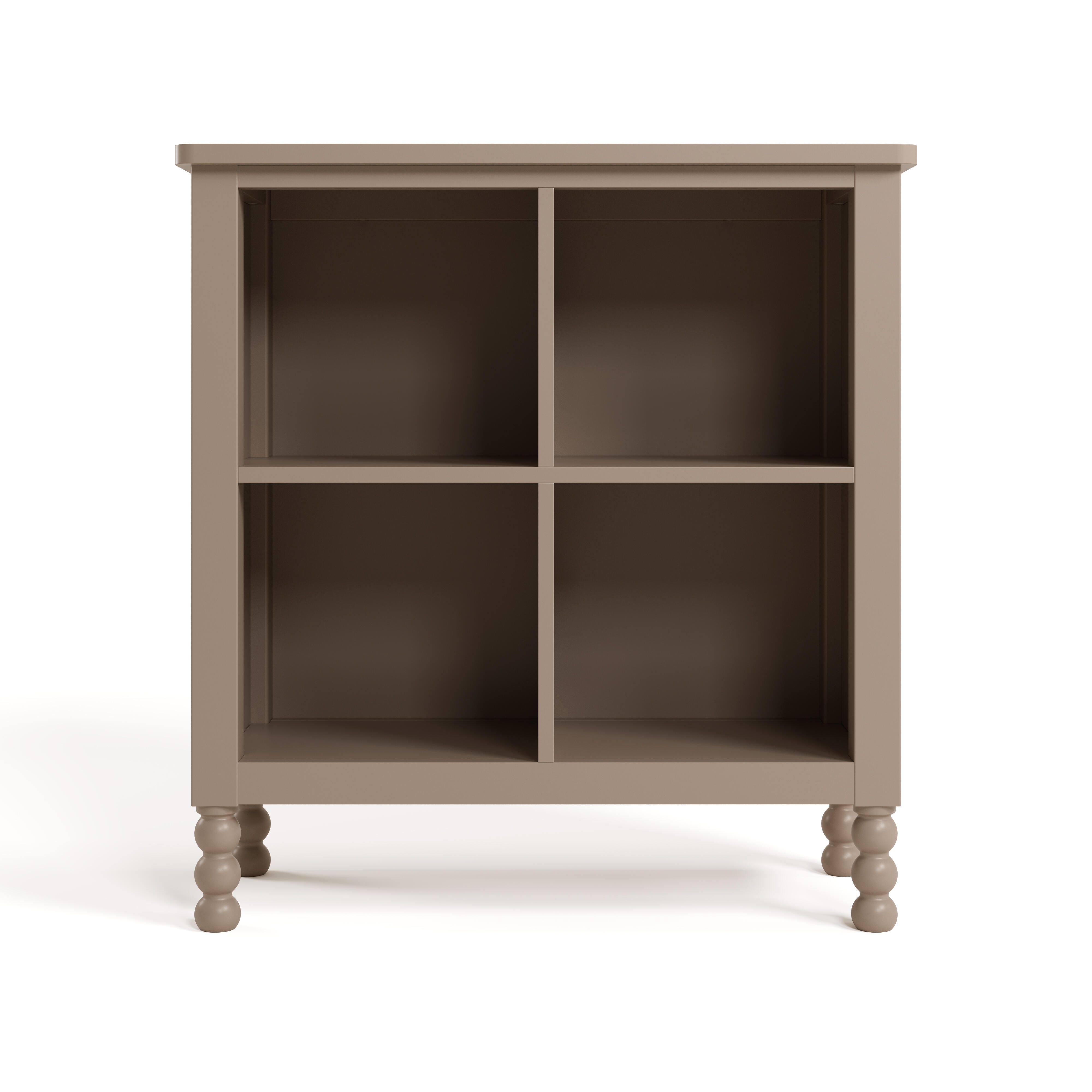 Storkcraft Rio Organizer Bookcase, Taupe, large