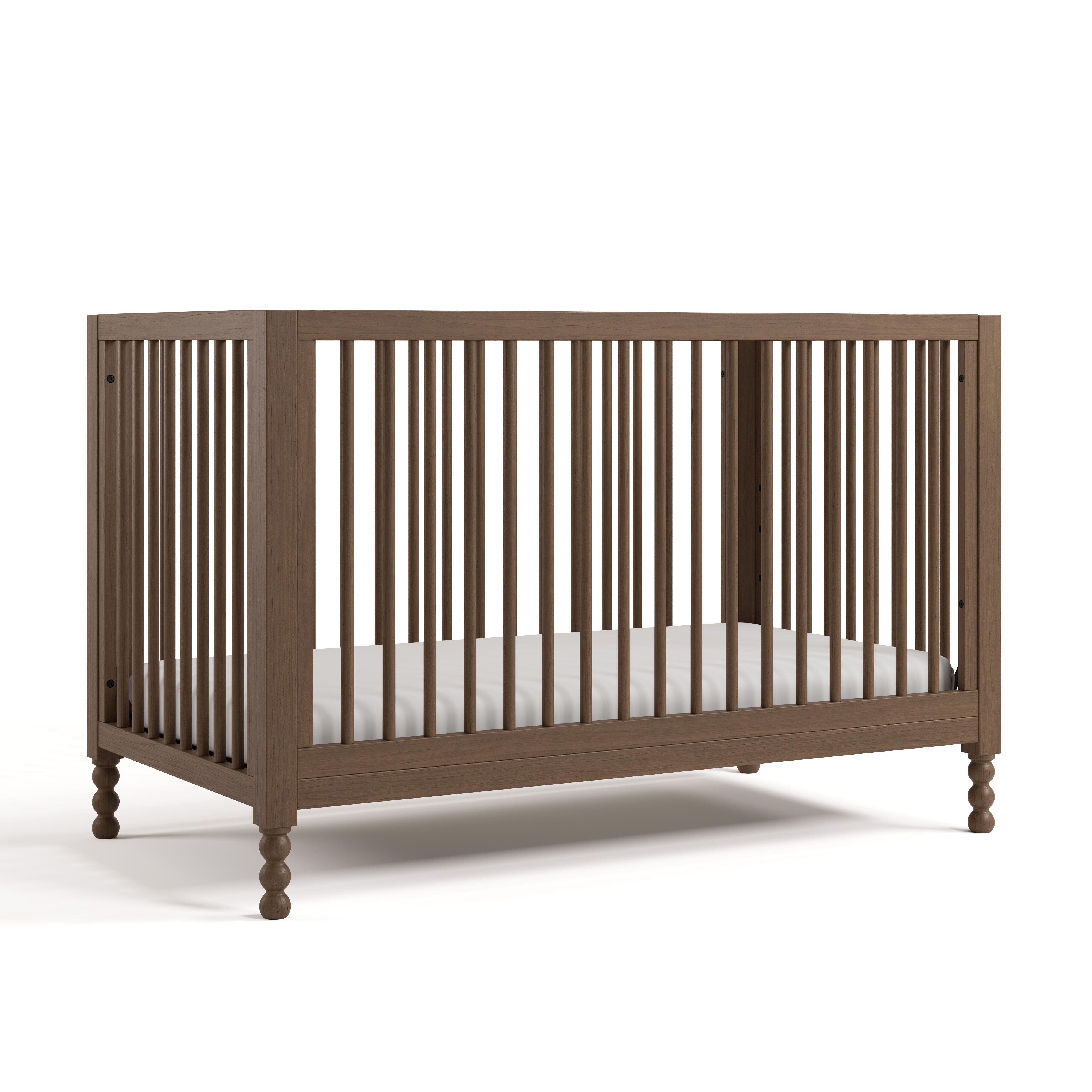 Storkcraft Rio 5-in-1 Convertible Crib, Hazelnut, large