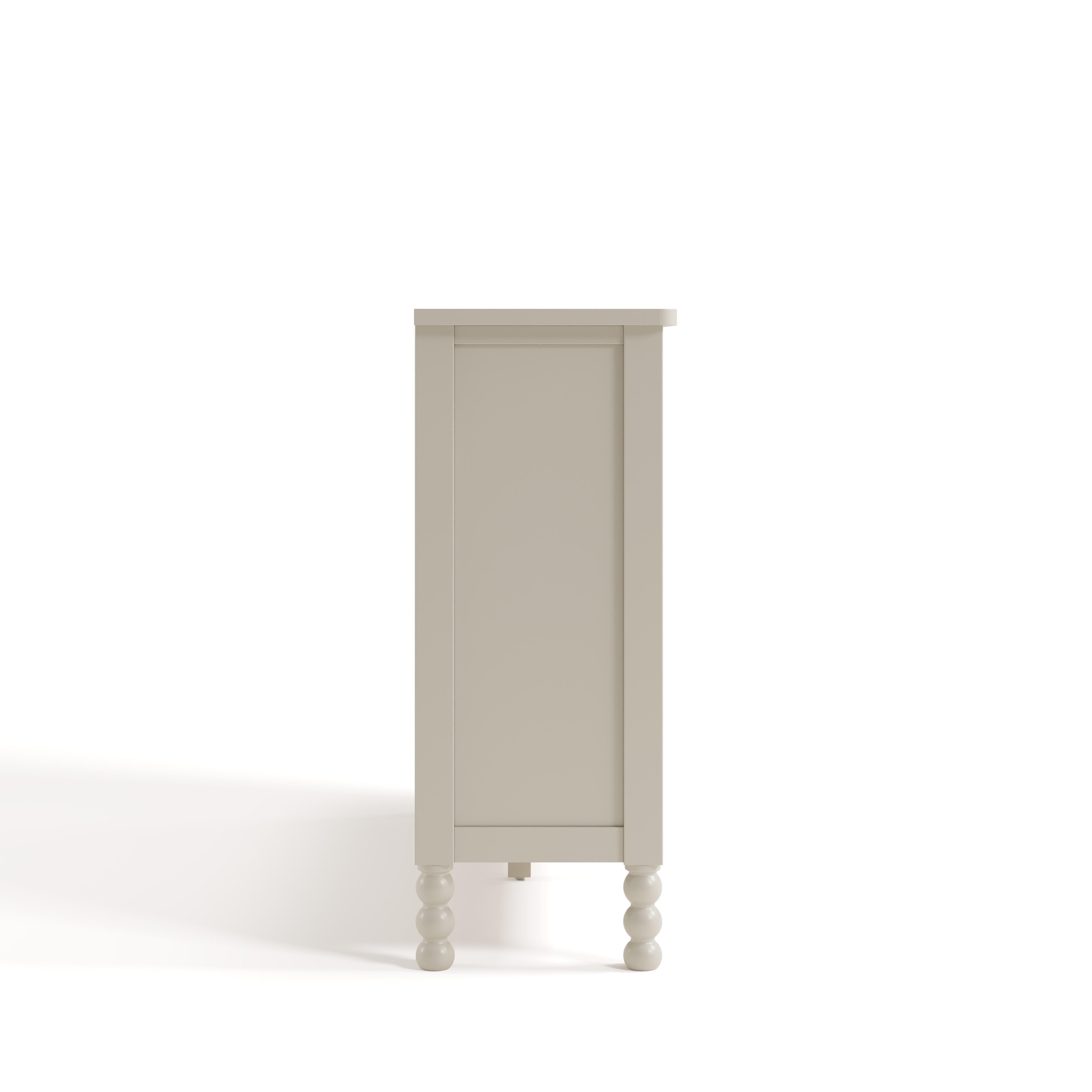 Storkcraft Rio Storage Bookcase, Frosted Oat, large