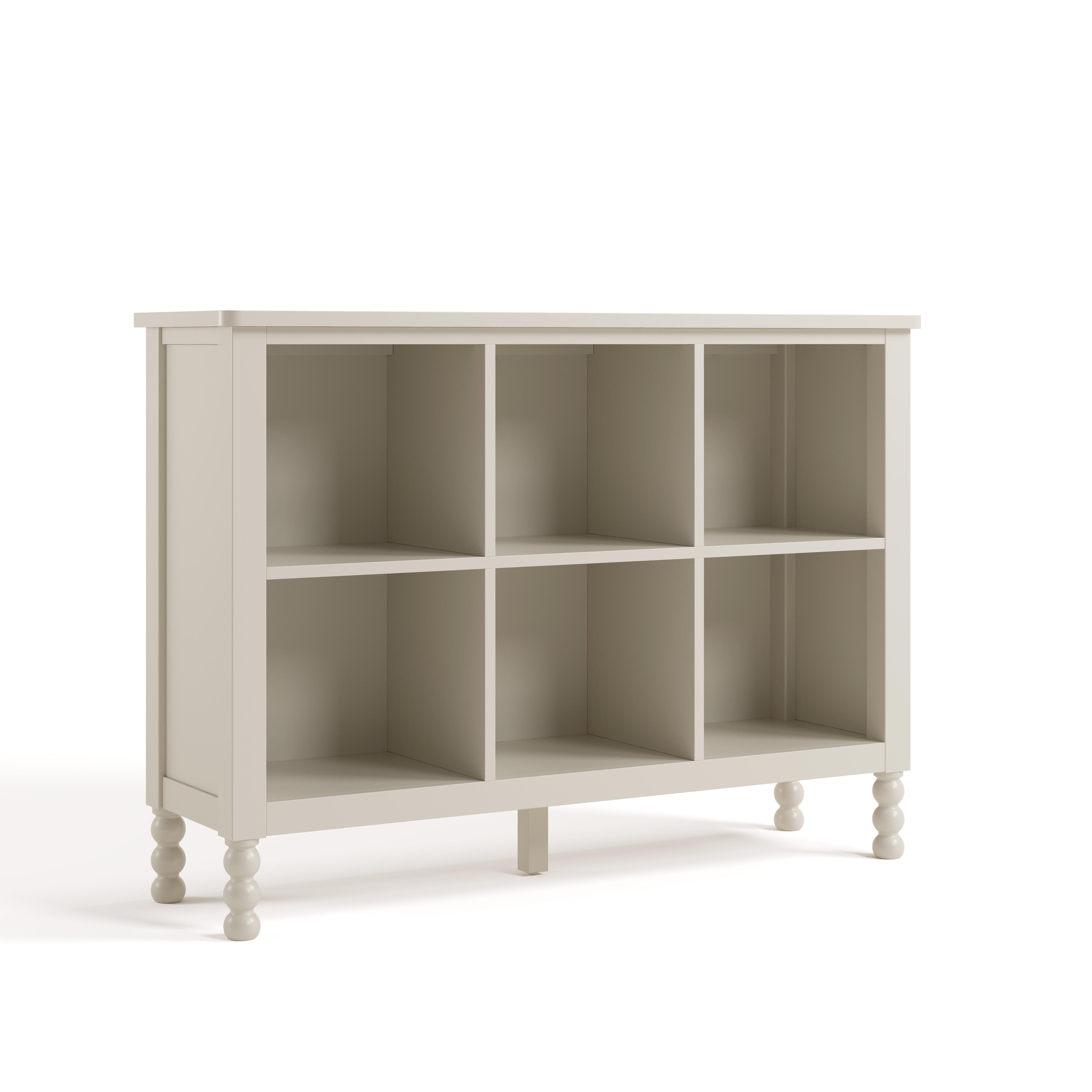 Storkcraft Rio Storage Bookcase, Frosted Oat, large