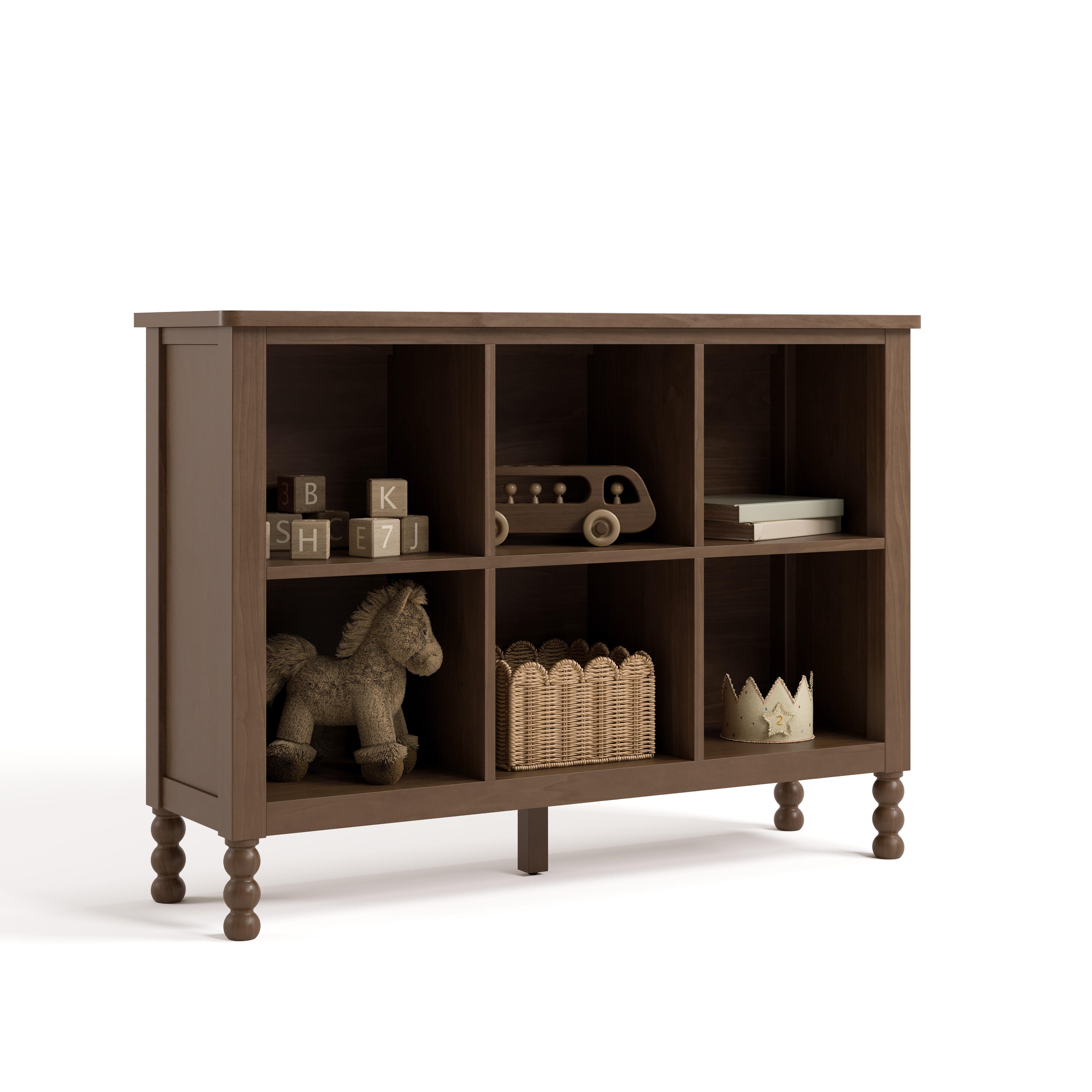 Storkcraft Rio Storage Bookcase, Hazelnut, large
