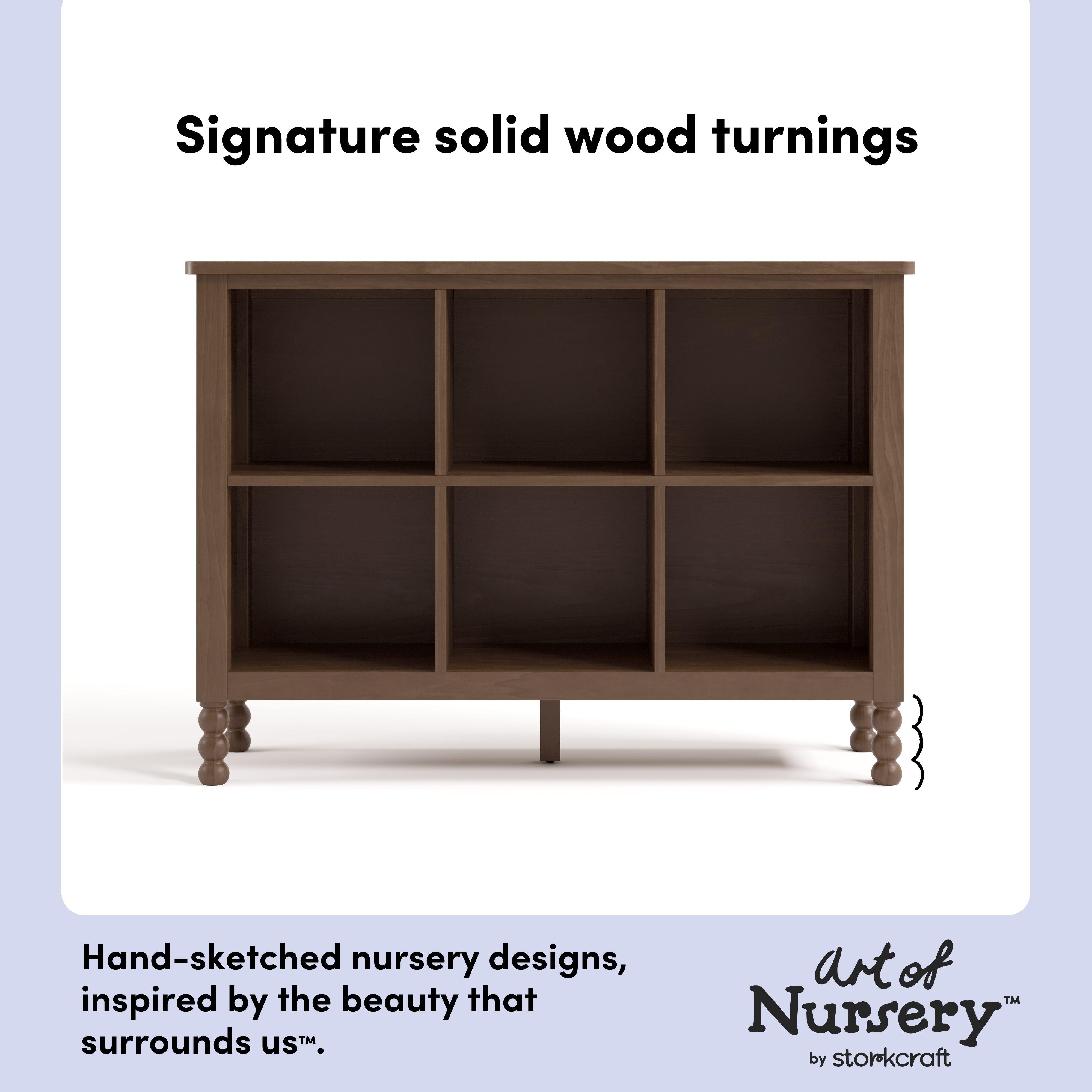 Storkcraft Rio Storage Bookcase, Hazelnut, large