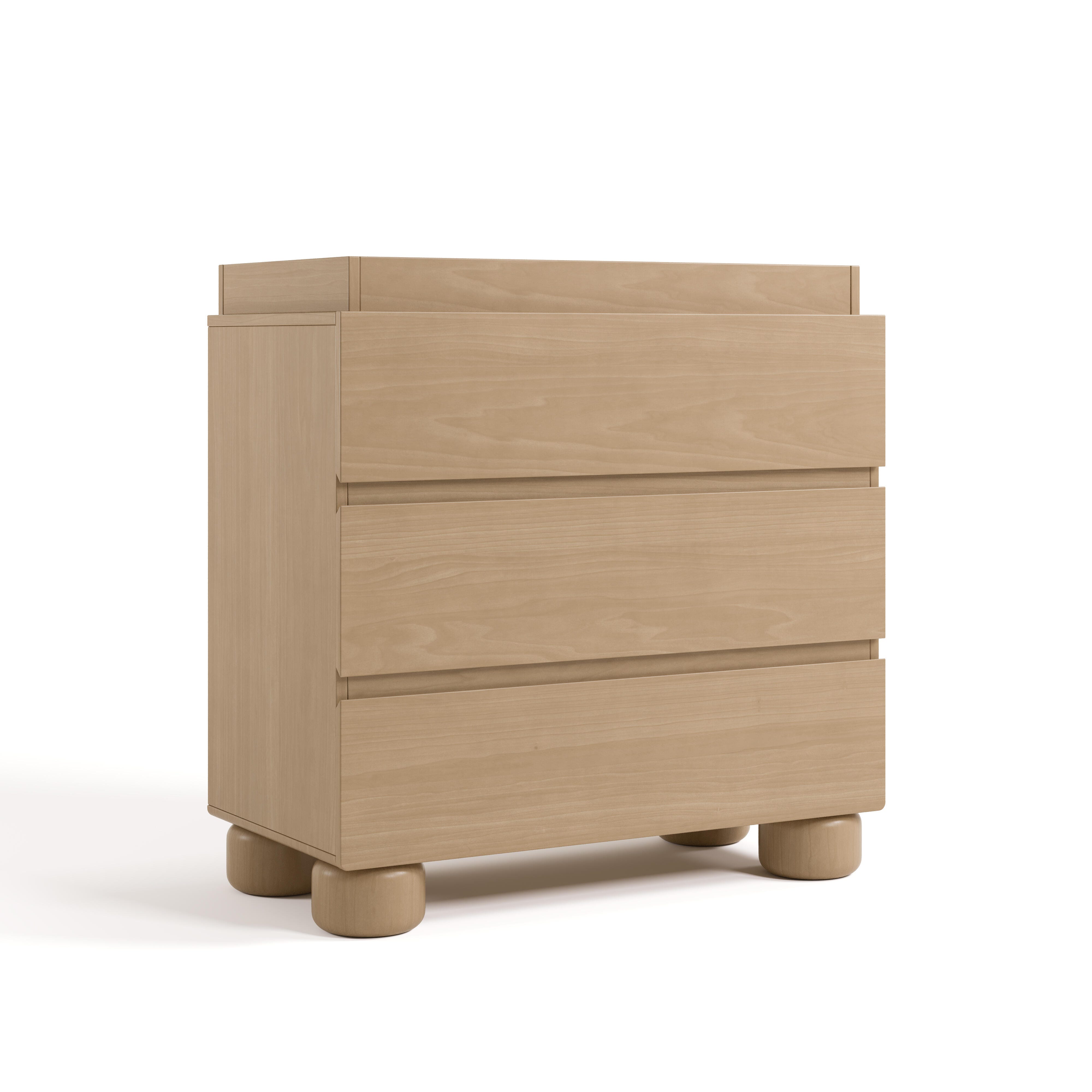 Storkcraft Sorrento 3 Drawer Chest with Changing Topper, Driftwood, large