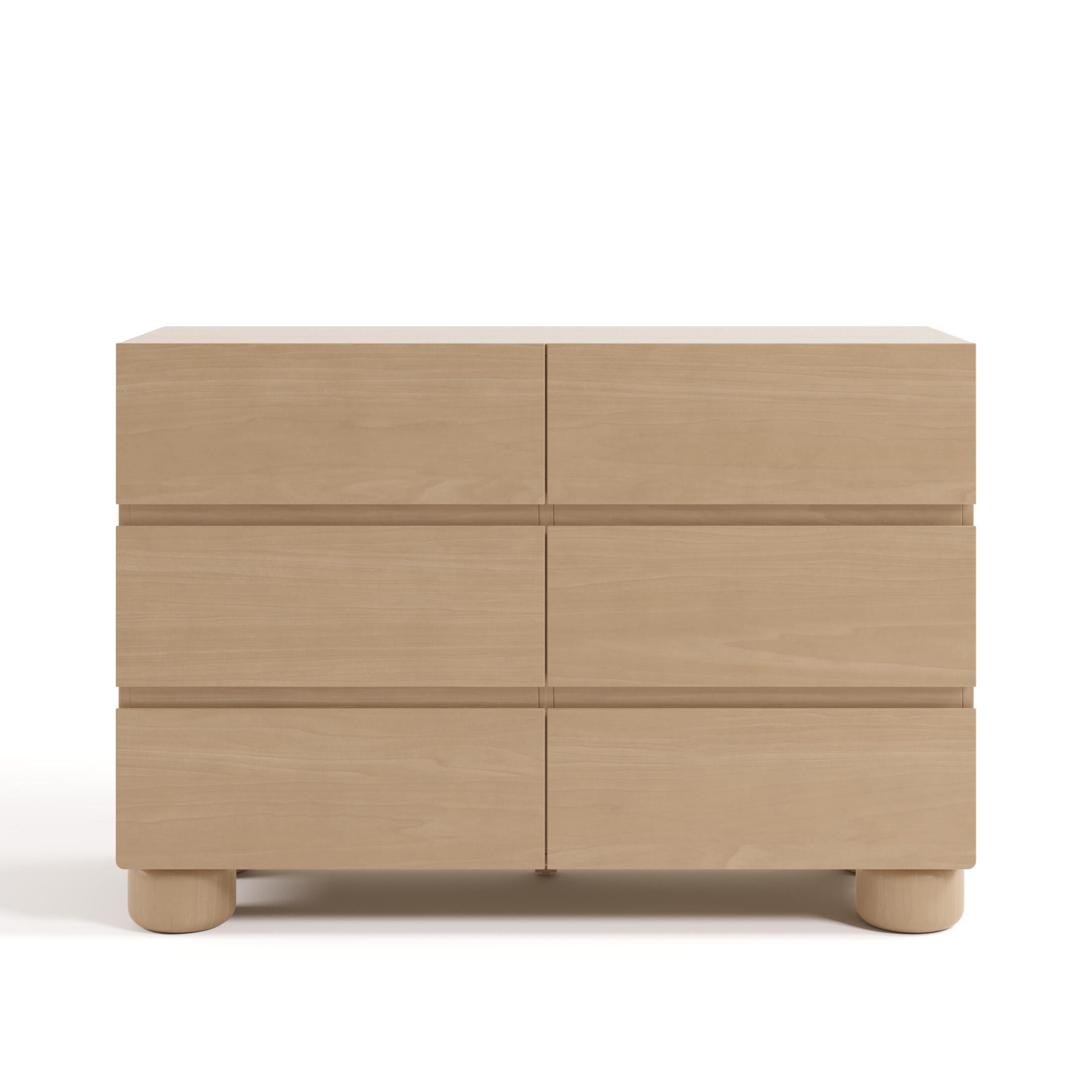 Storkcraft Sorrento 6 Drawer Dresser, Brown, large