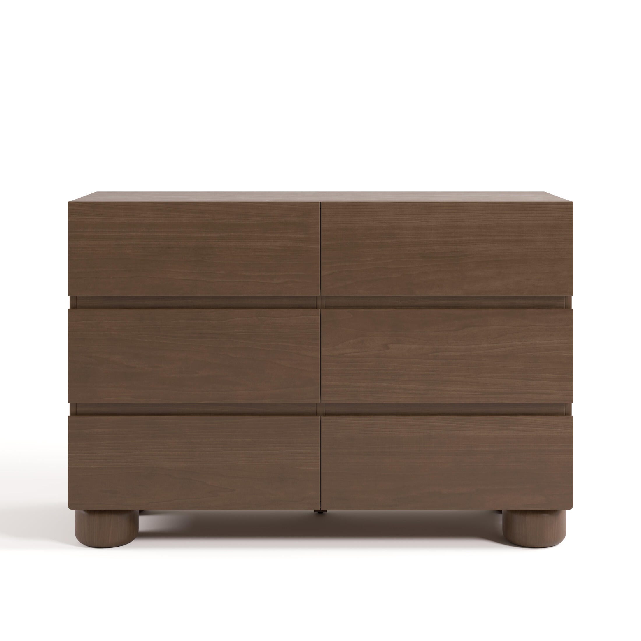 Storkcraft Sorrento 6 Drawer Dresser, Hazelnut, large