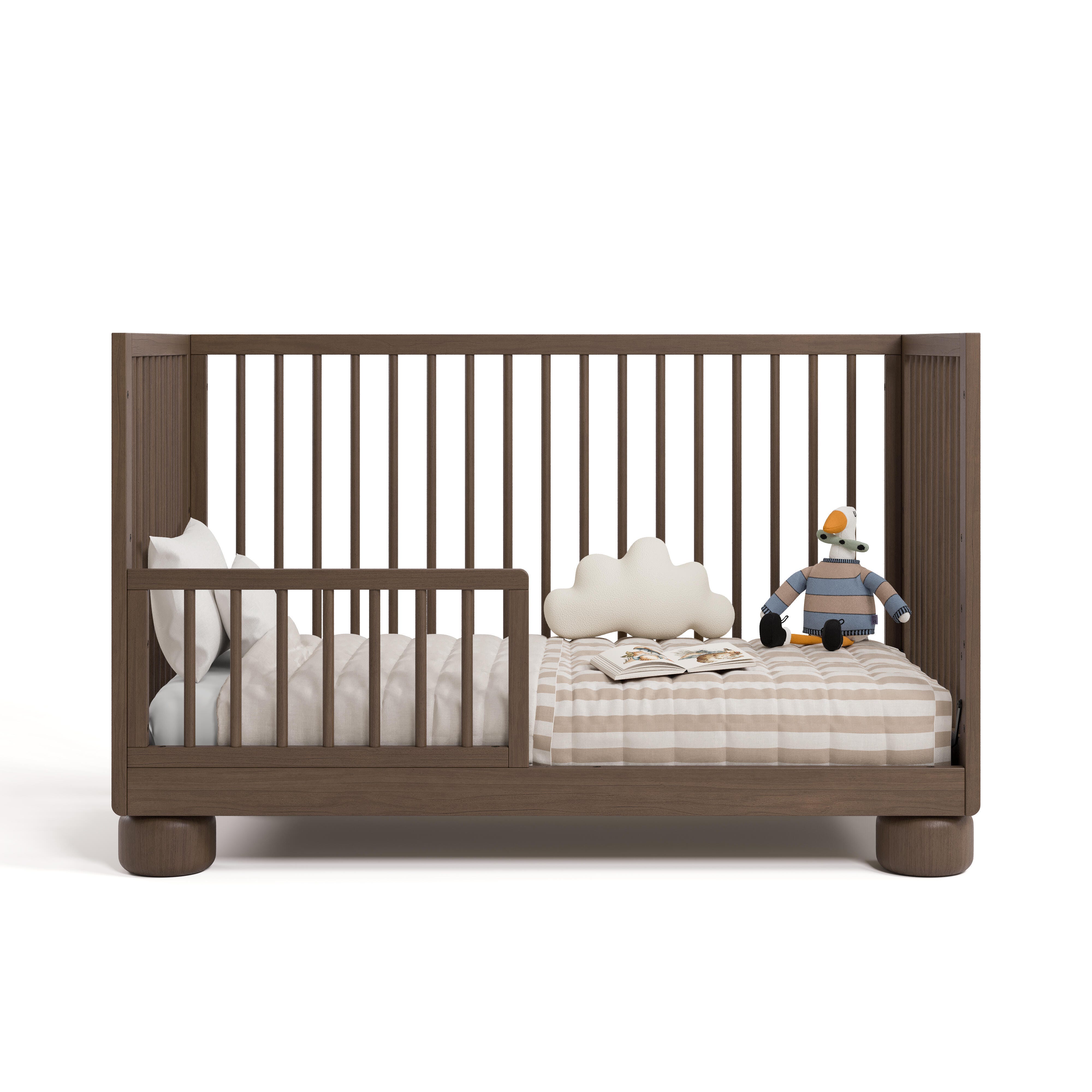 Storkcraft Sorrento 3-in-1 Convertible Crib, Hazelnut, large