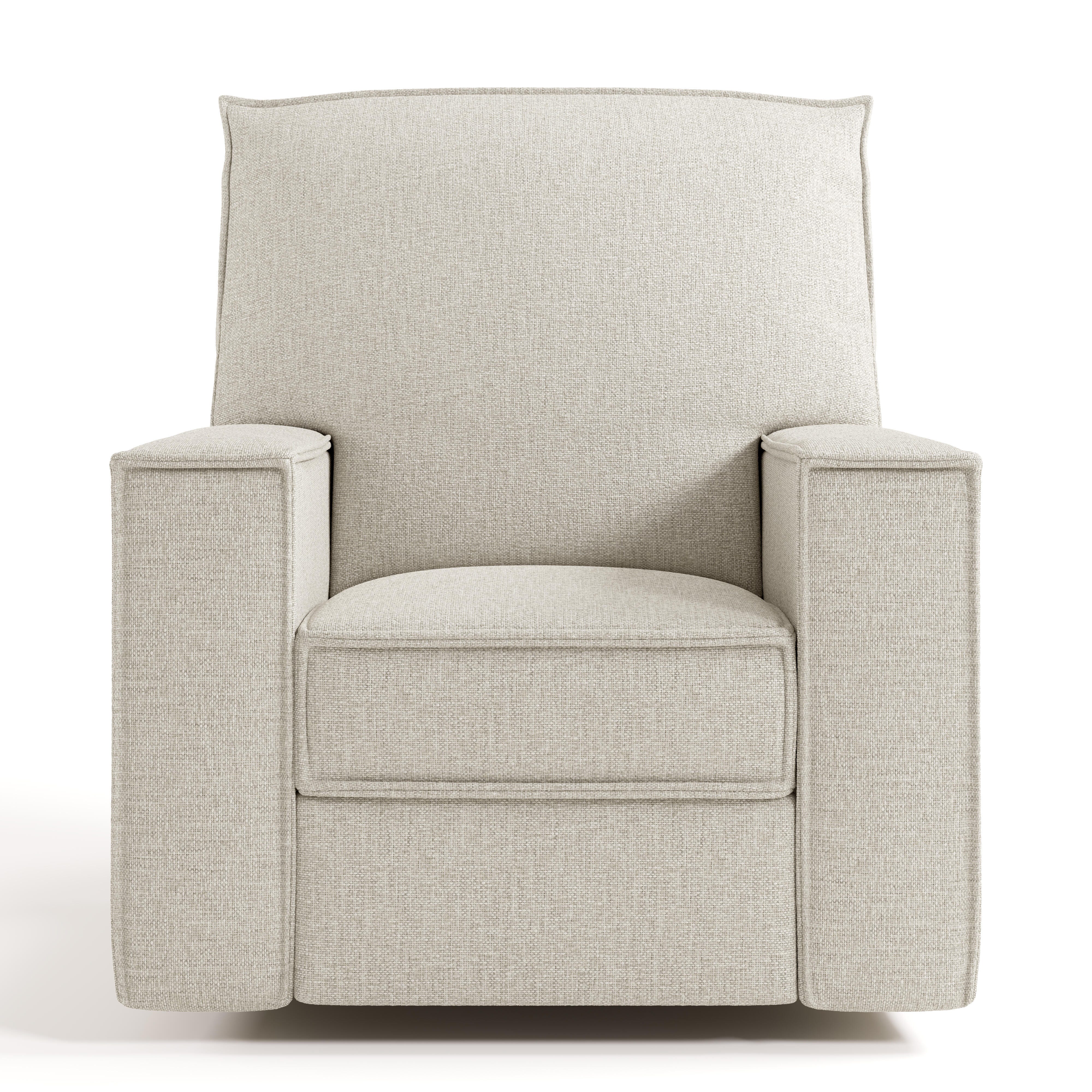 Storkcraft Texas Power Swivel Glider Recliner, Dune, large