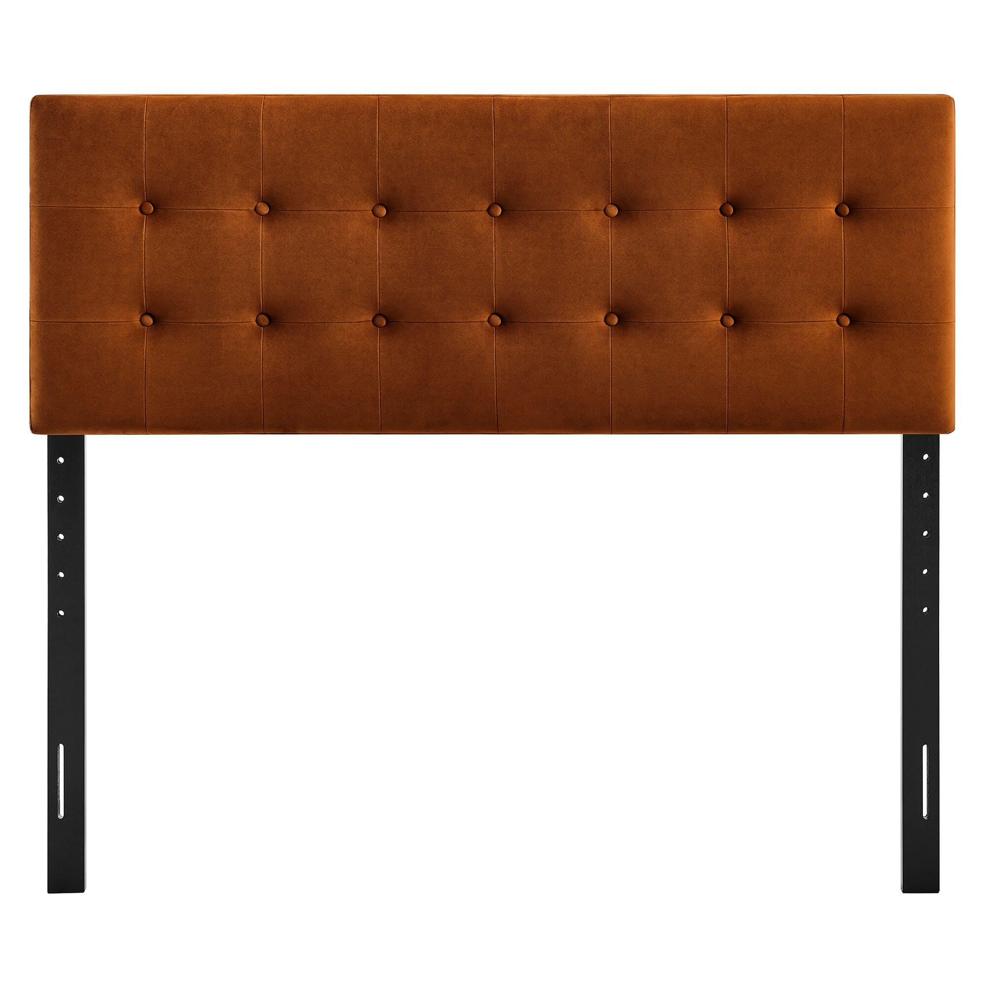 Modway Emily Tufted Full Headboard, Rust, large