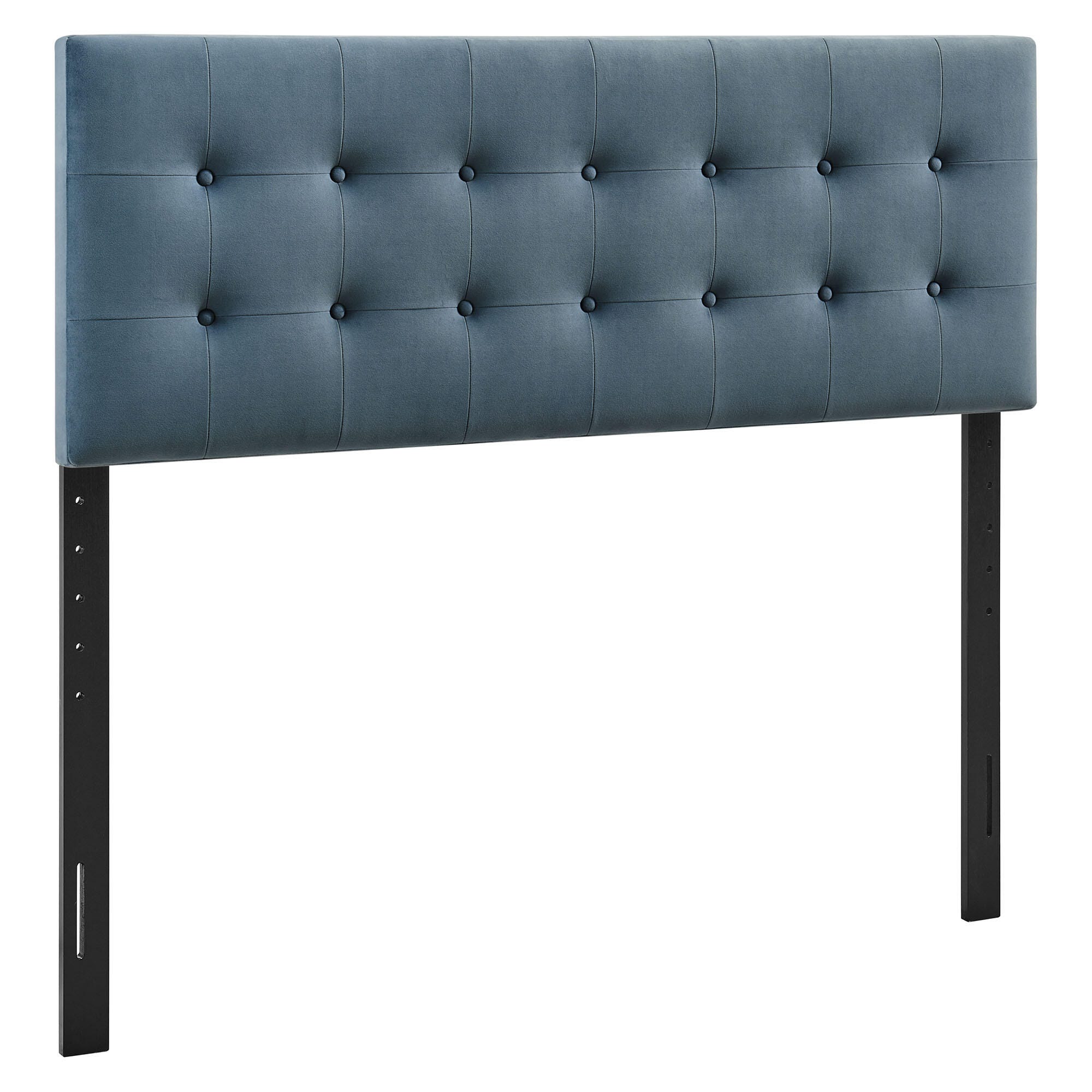 Modway Emily Tufted Full Headboard, Cadet Blue, large
