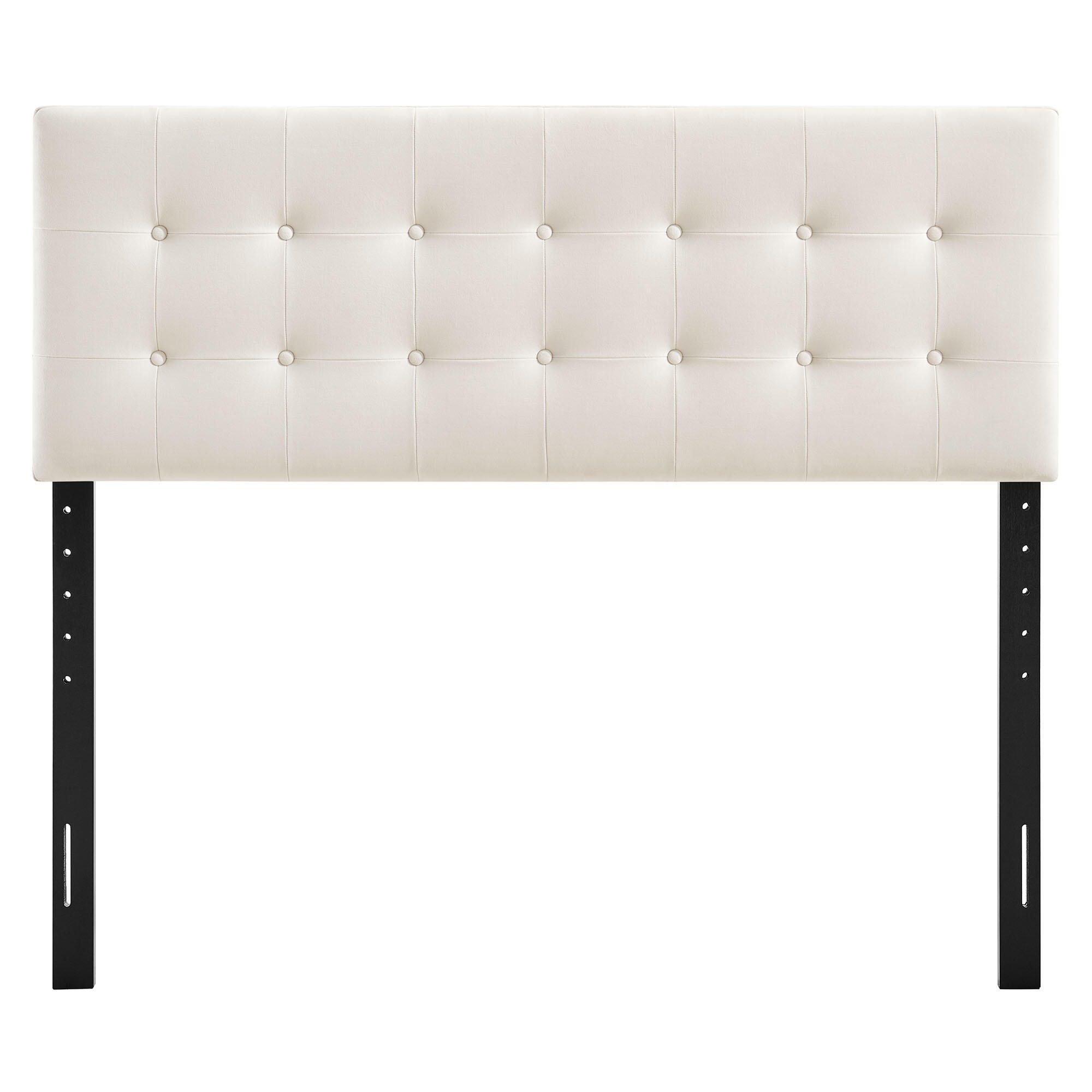 Modway Emily Tufted Full Headboard, Alabaster, large