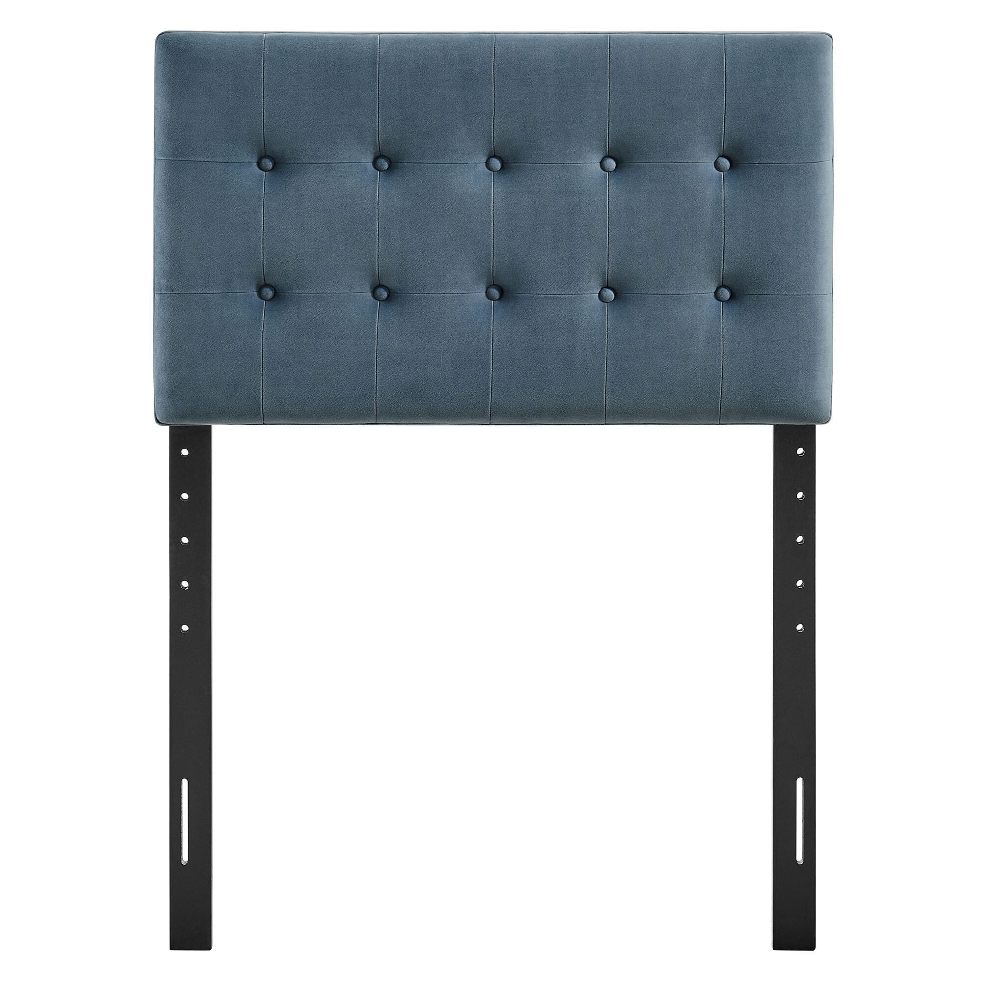 Modway Emily Tufted Twin Headboard, Cadet Blue, large
