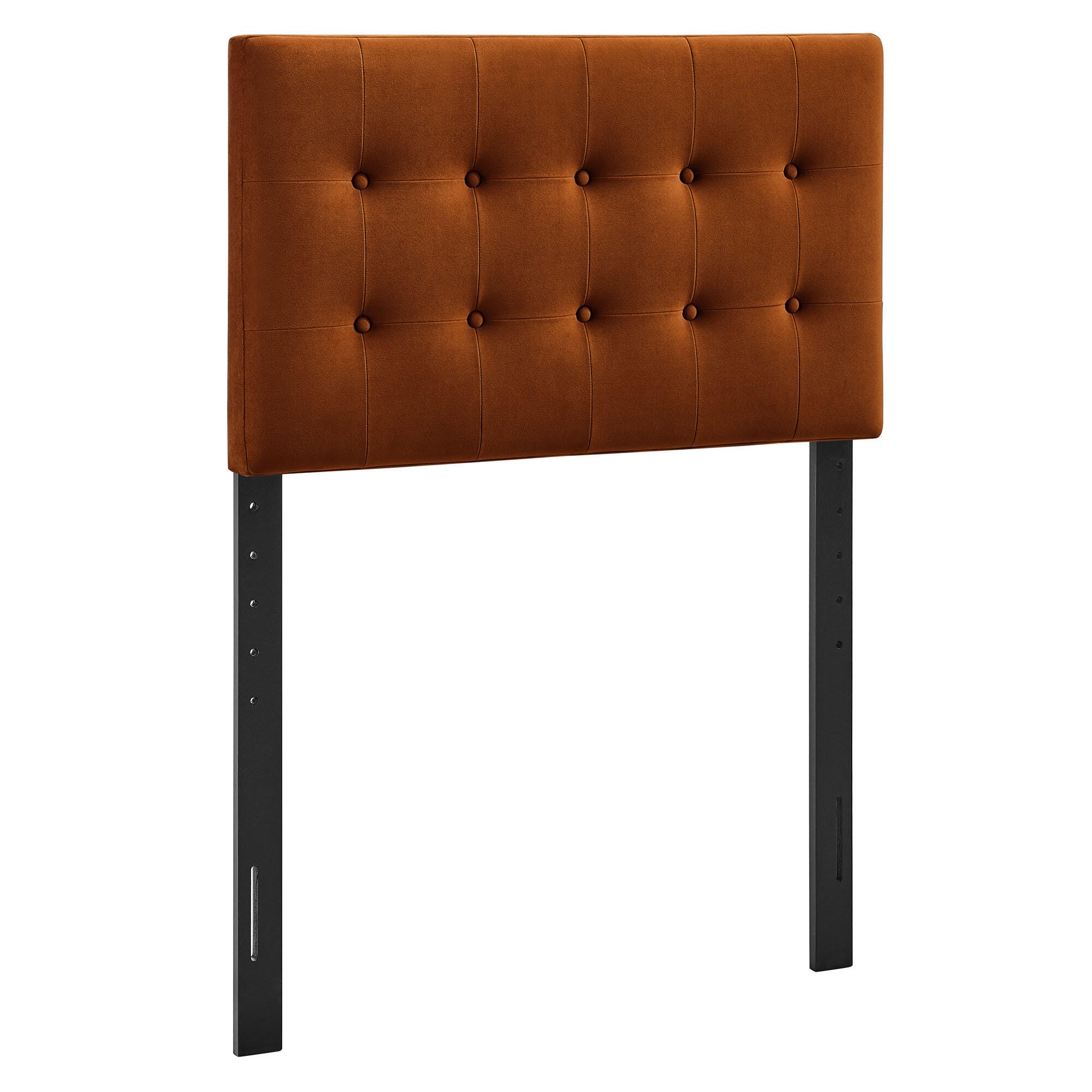 Modway Emily Tufted Twin Headboard, Rust, large