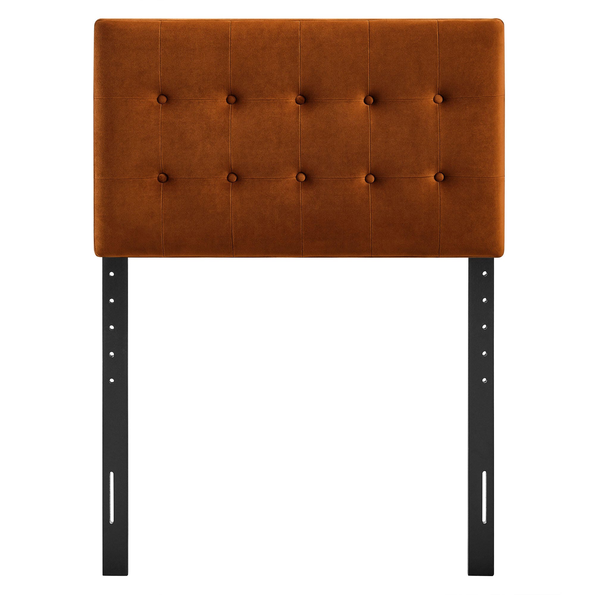 Modway Emily Tufted Twin Headboard, Rust, large