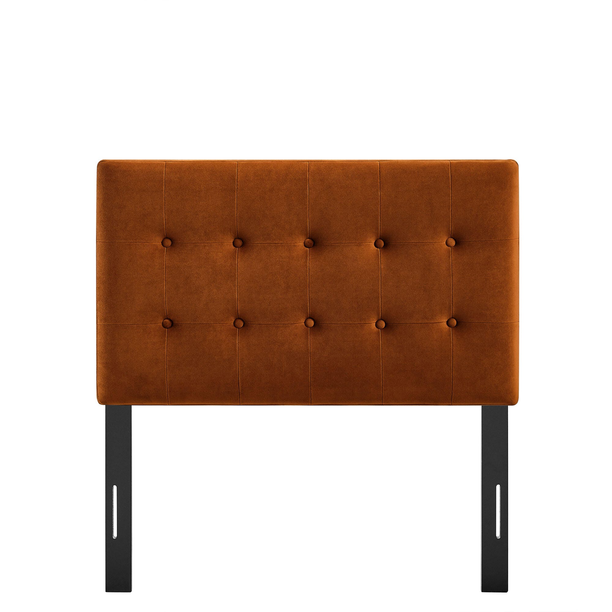 Modway Emily Tufted Twin Headboard, Rust, large