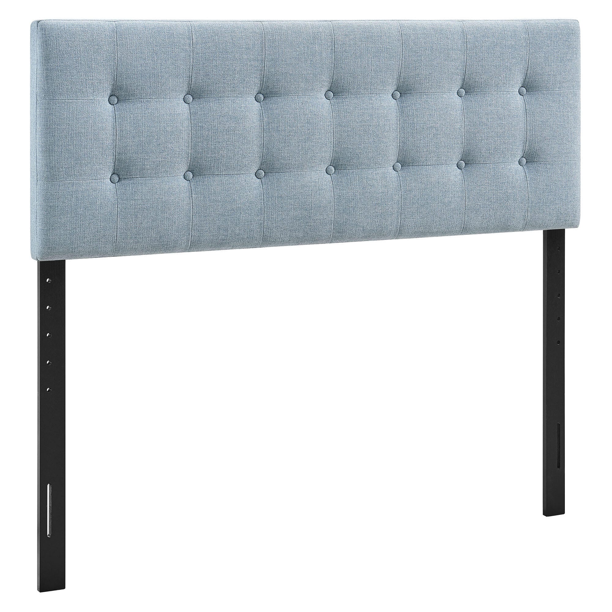 Modway Emily Upholstered Full Headboard, Sky Blue, large