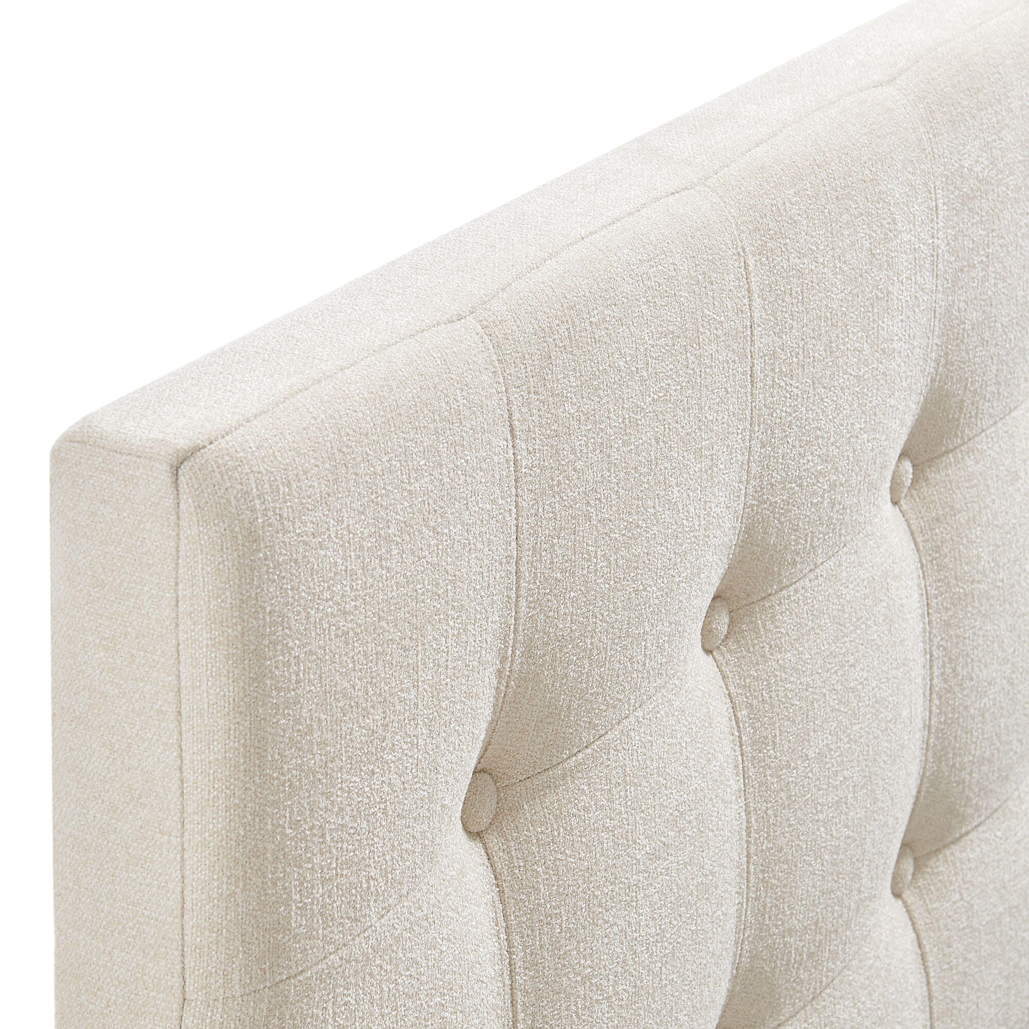Modway Emily Upholstered Full Headboard, Ecru, large
