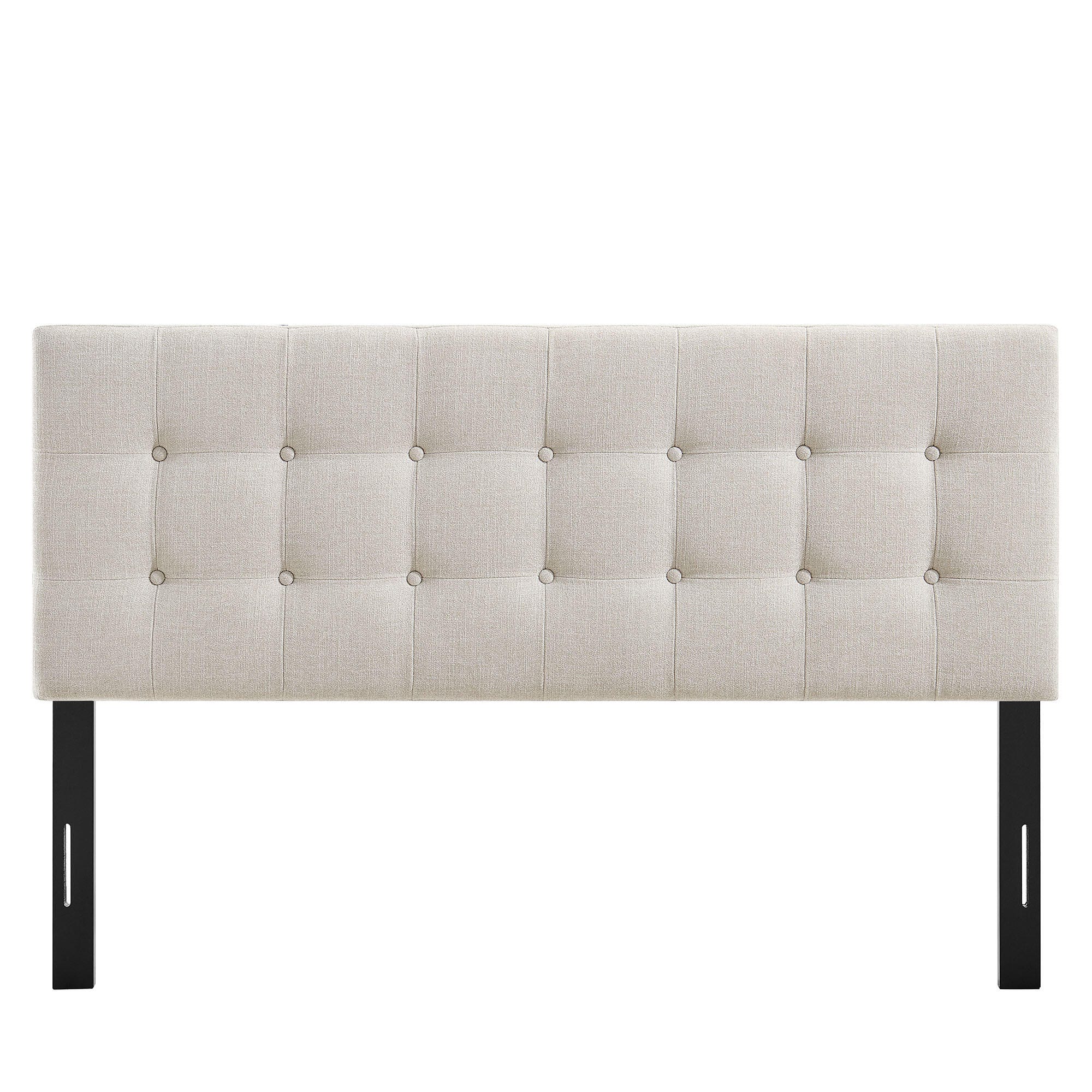 Modway Emily Upholstered Full Headboard, Beige, large