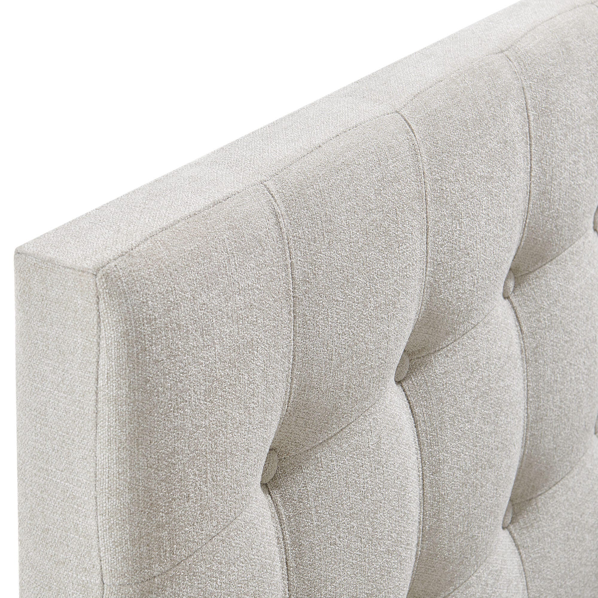 Modway Emily Upholstered King Headboard, Beige, large