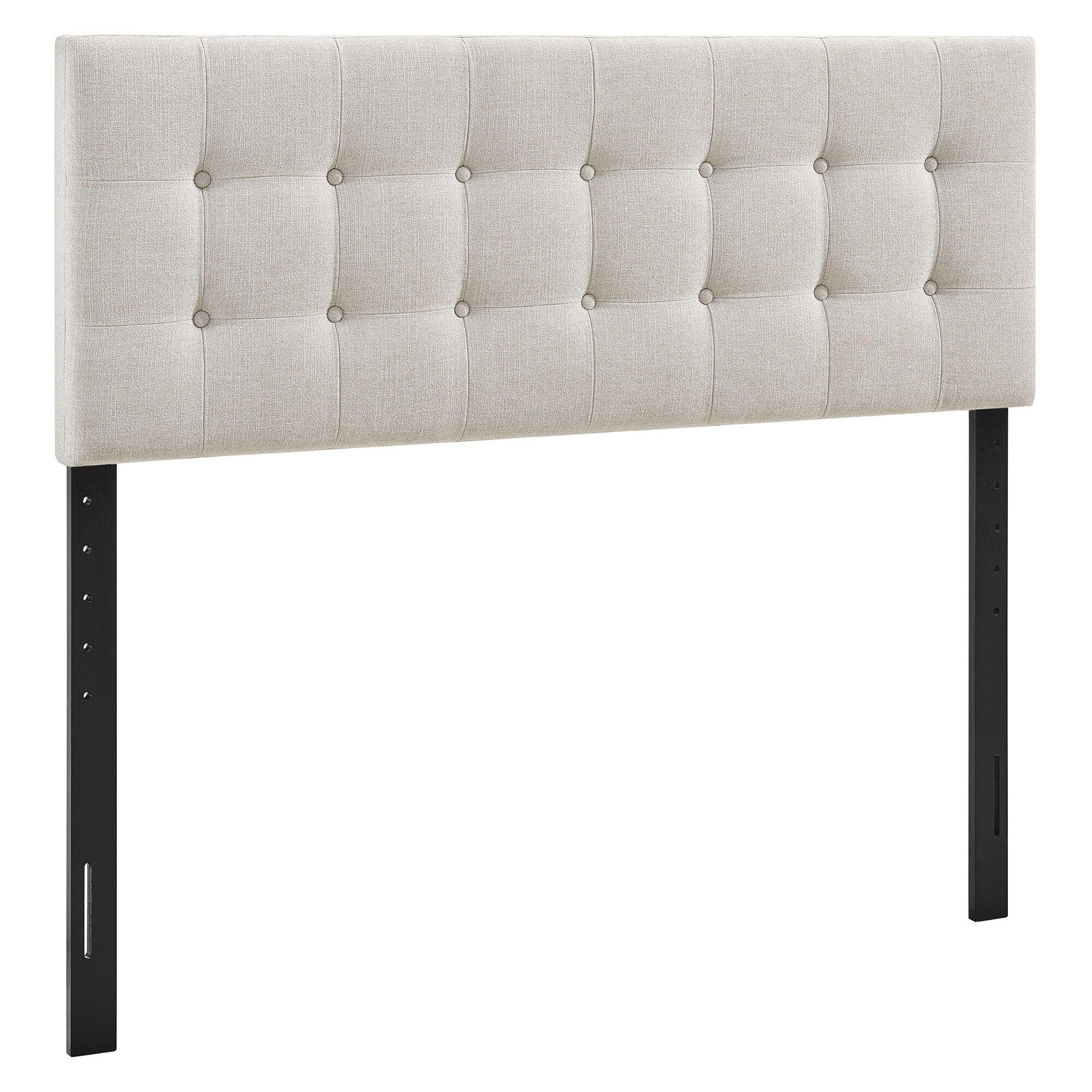 Modway Emily Upholstered King Headboard, Beige, large