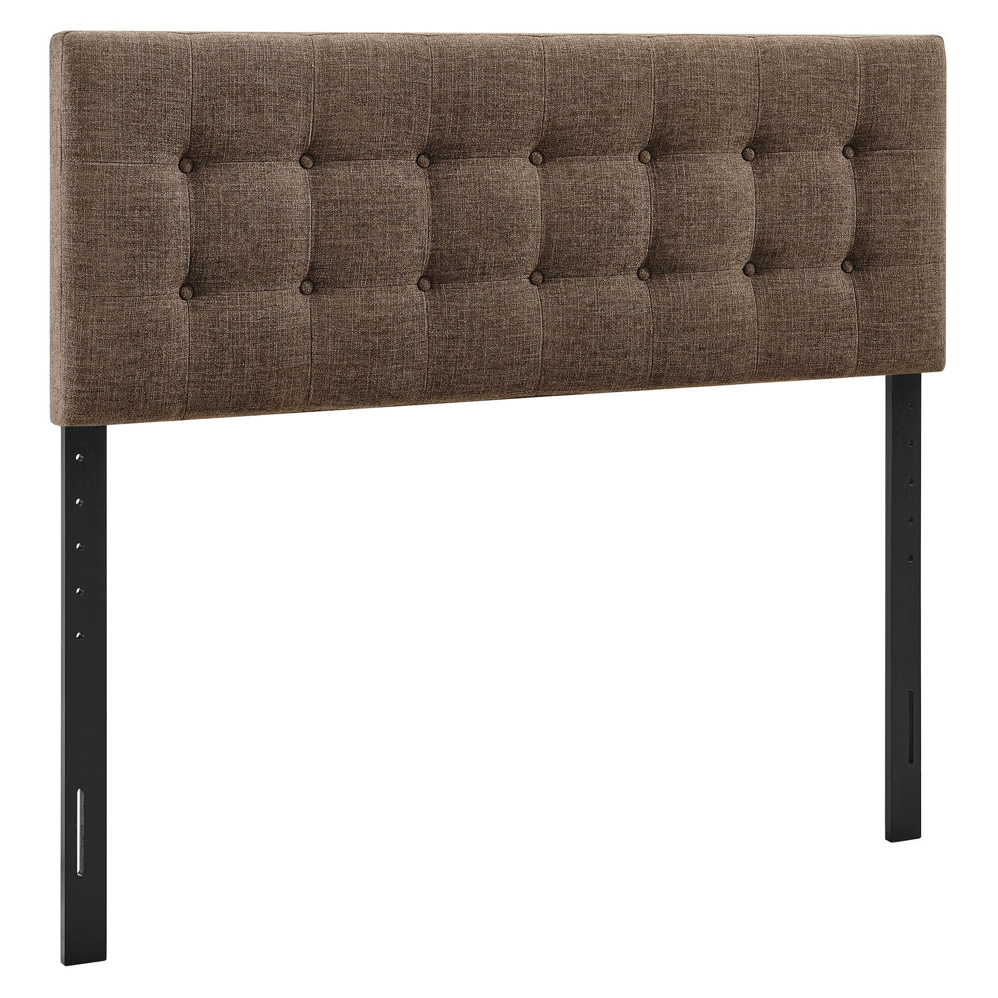 Modway Emily Upholstered King Headboard, Mocha, large