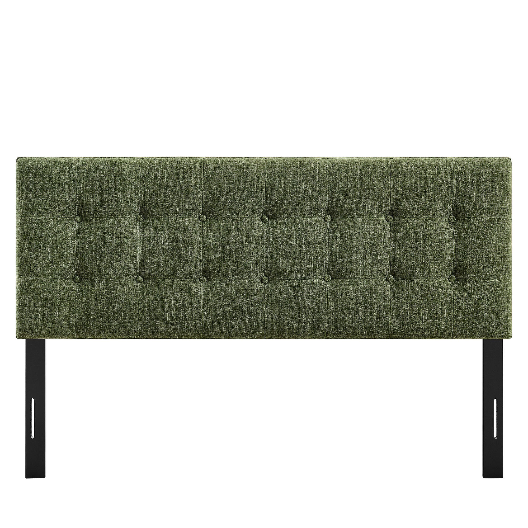 Modway Emily Upholstered Queen Headboard, Foliage, large