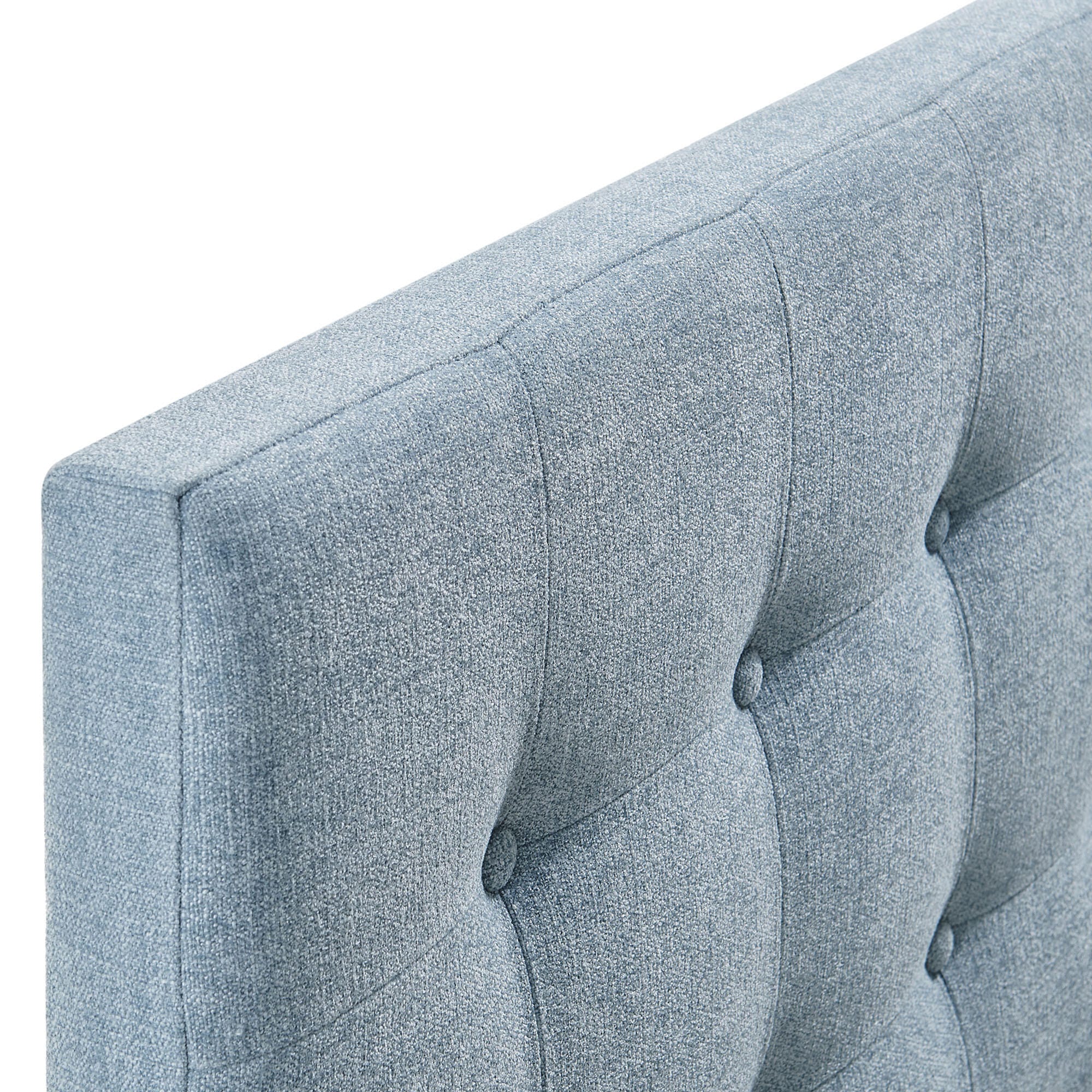 Modway Emily Upholstered Queen Headboard, Sky Blue, large