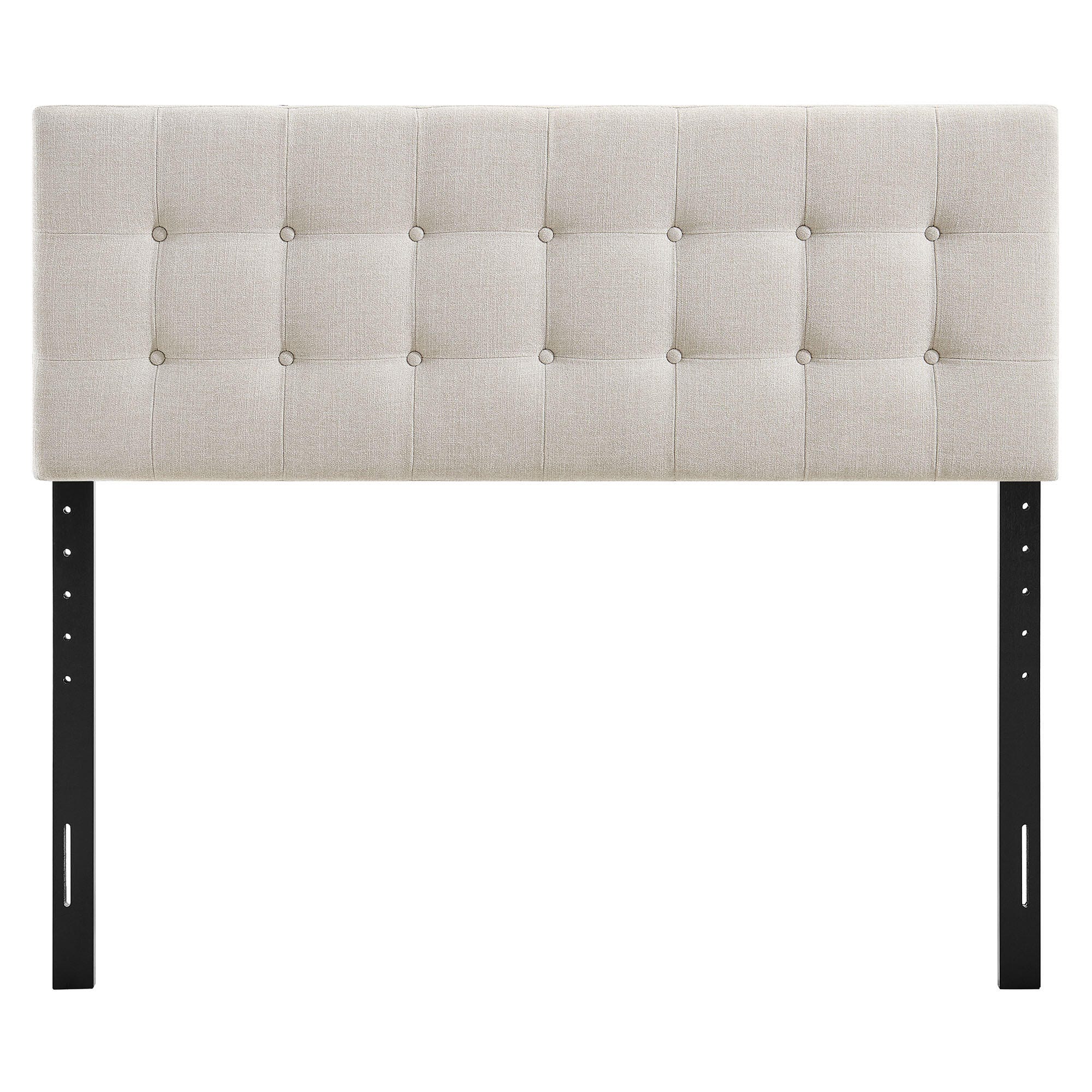 Modway Emily Upholstered Queen Headboard, Beige, large