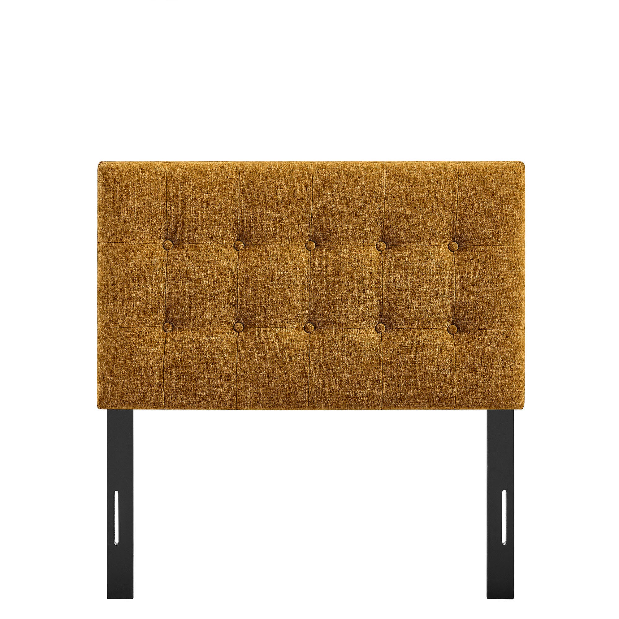 Modway Emily Upholstered Twin Headboard, Copper, large