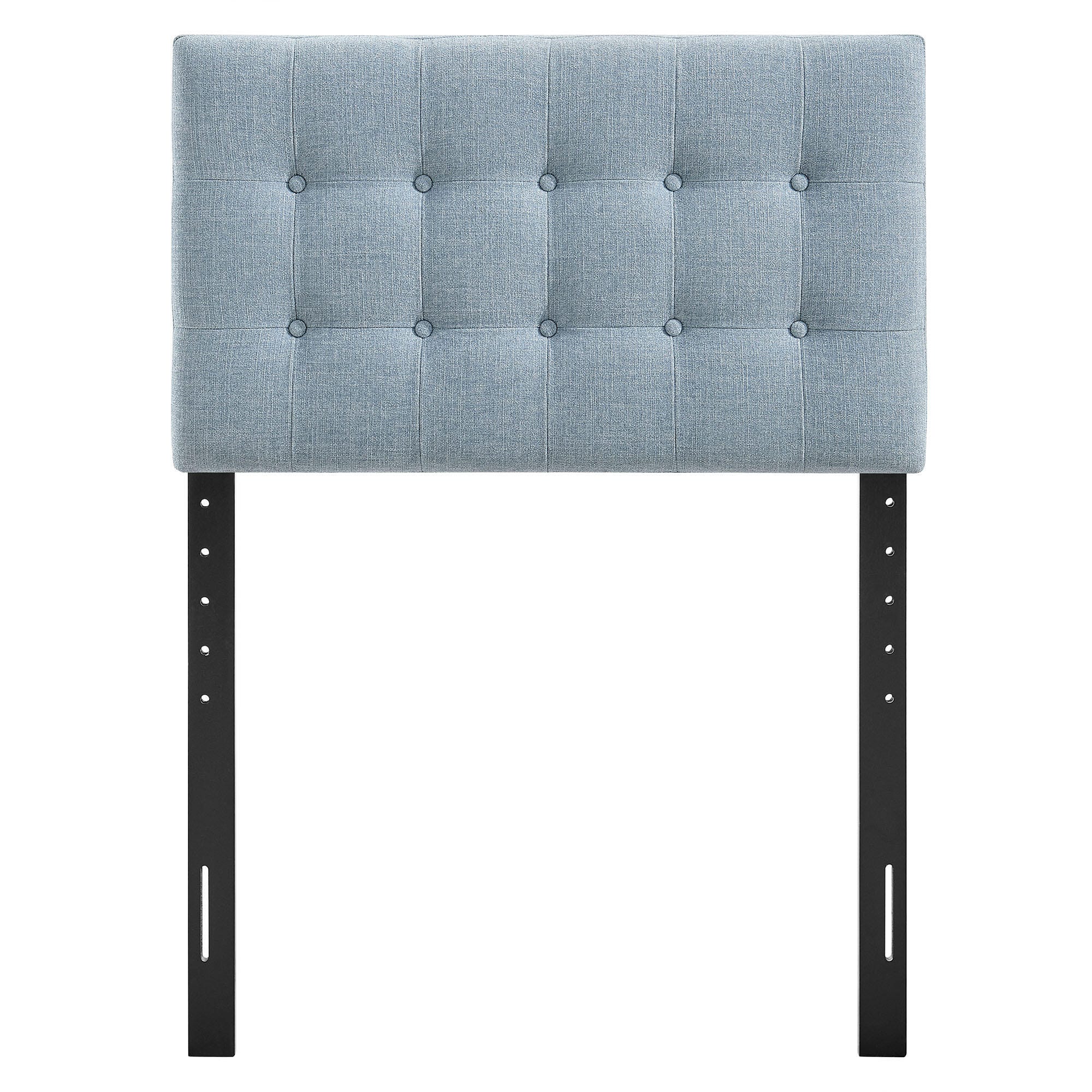 Modway Emily Upholstered Twin Headboard, Sky Blue, large