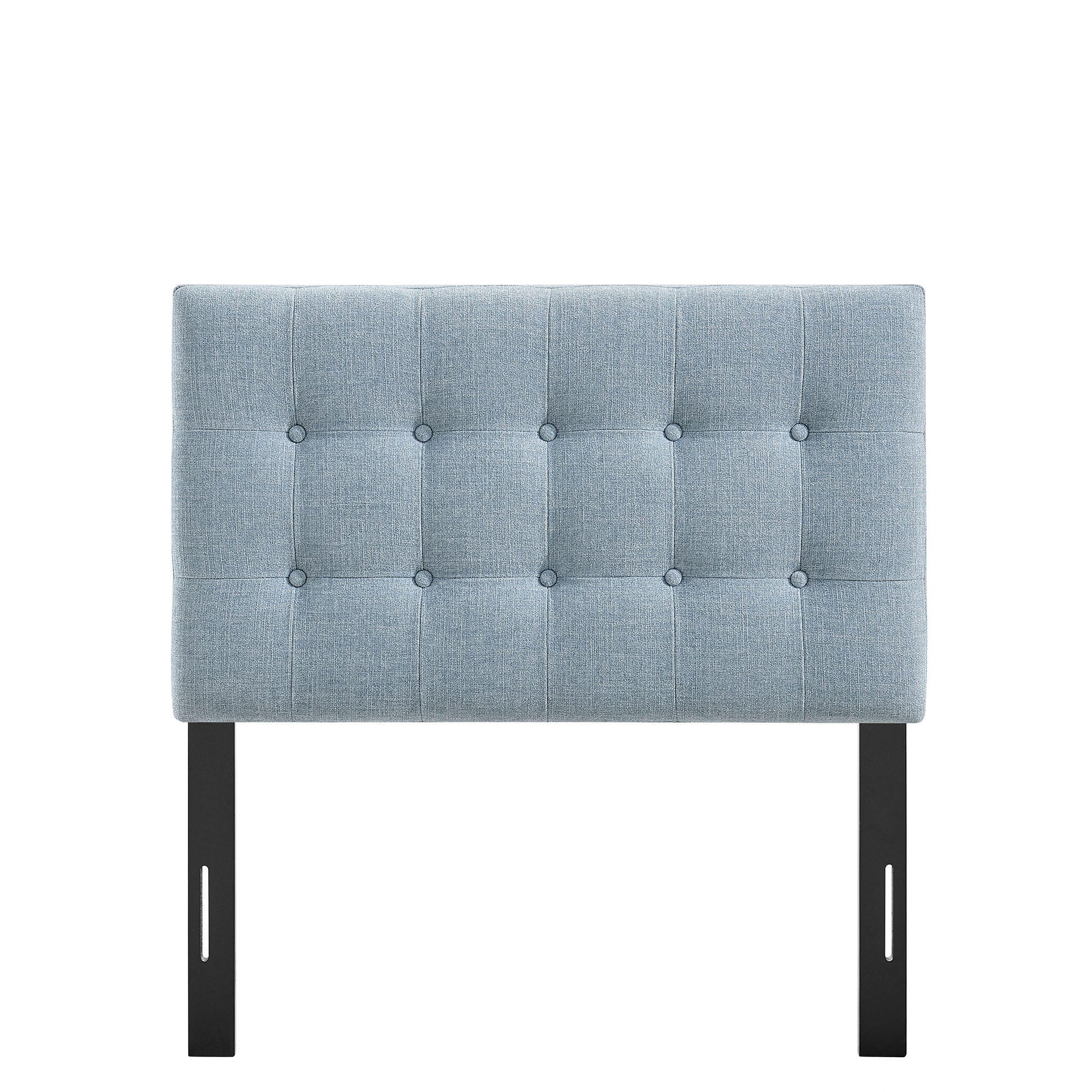 Modway Emily Upholstered Twin Headboard, Sky Blue, large