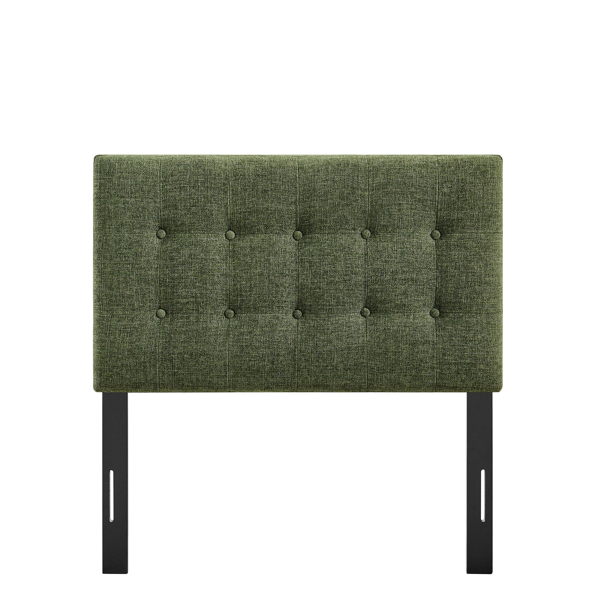Modway Emily Upholstered Twin Headboard, Foliage, large