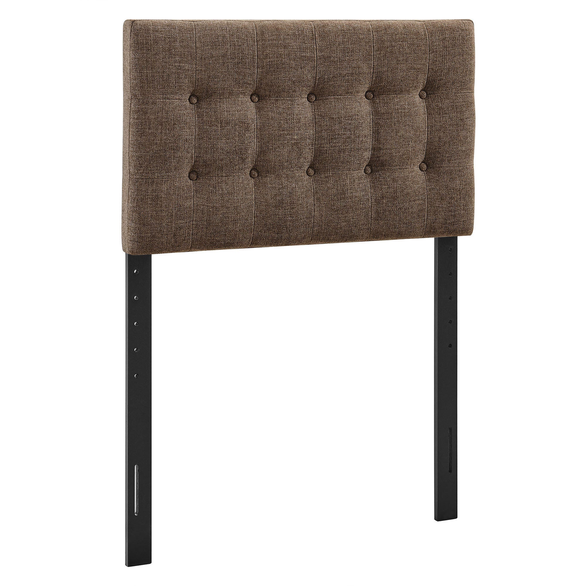 Modway Emily Upholstered Twin Headboard, Mocha, large
