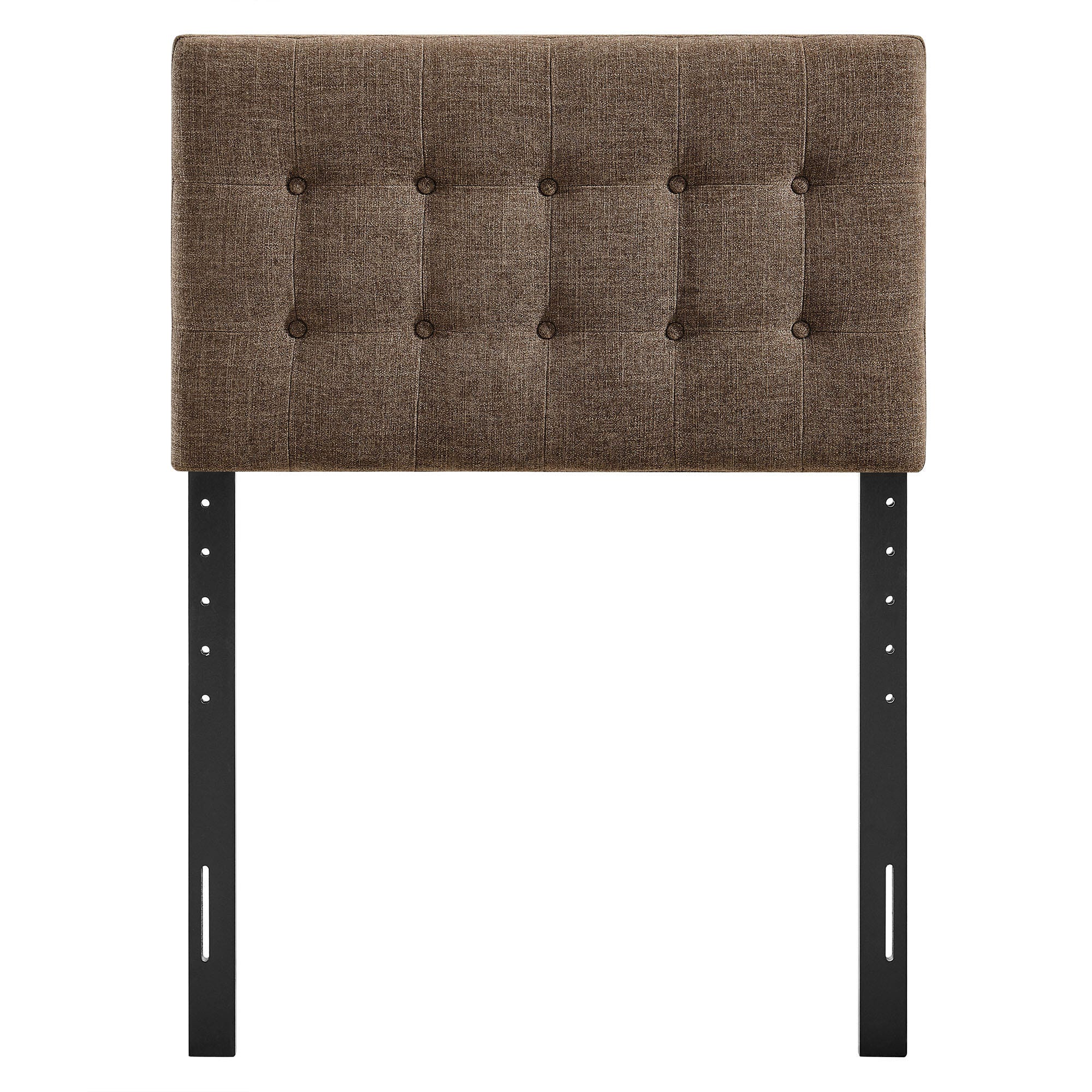 Modway Emily Upholstered Twin Headboard, Mocha, large
