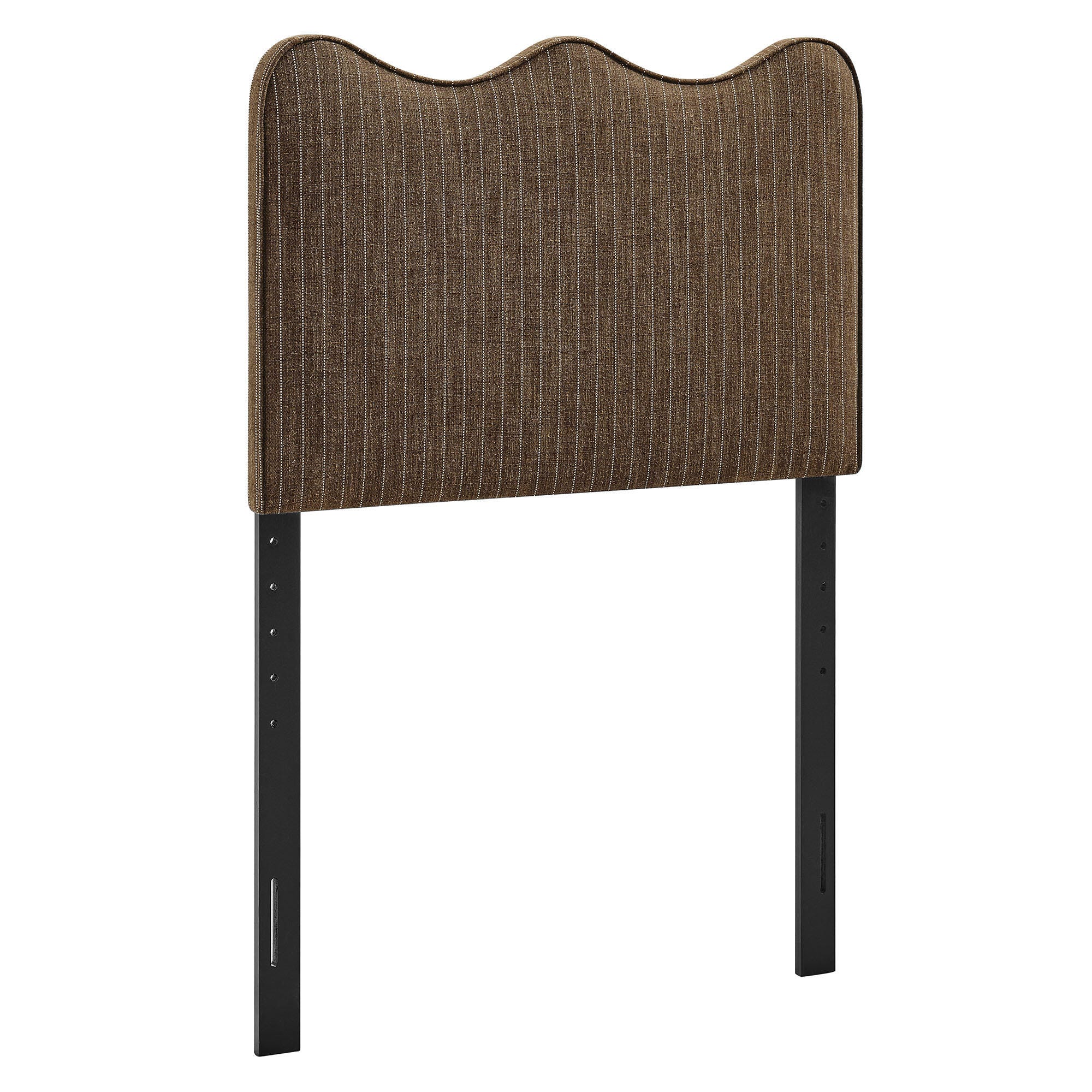 Modway Athena Upholstered Twin Headboard, Brown, large