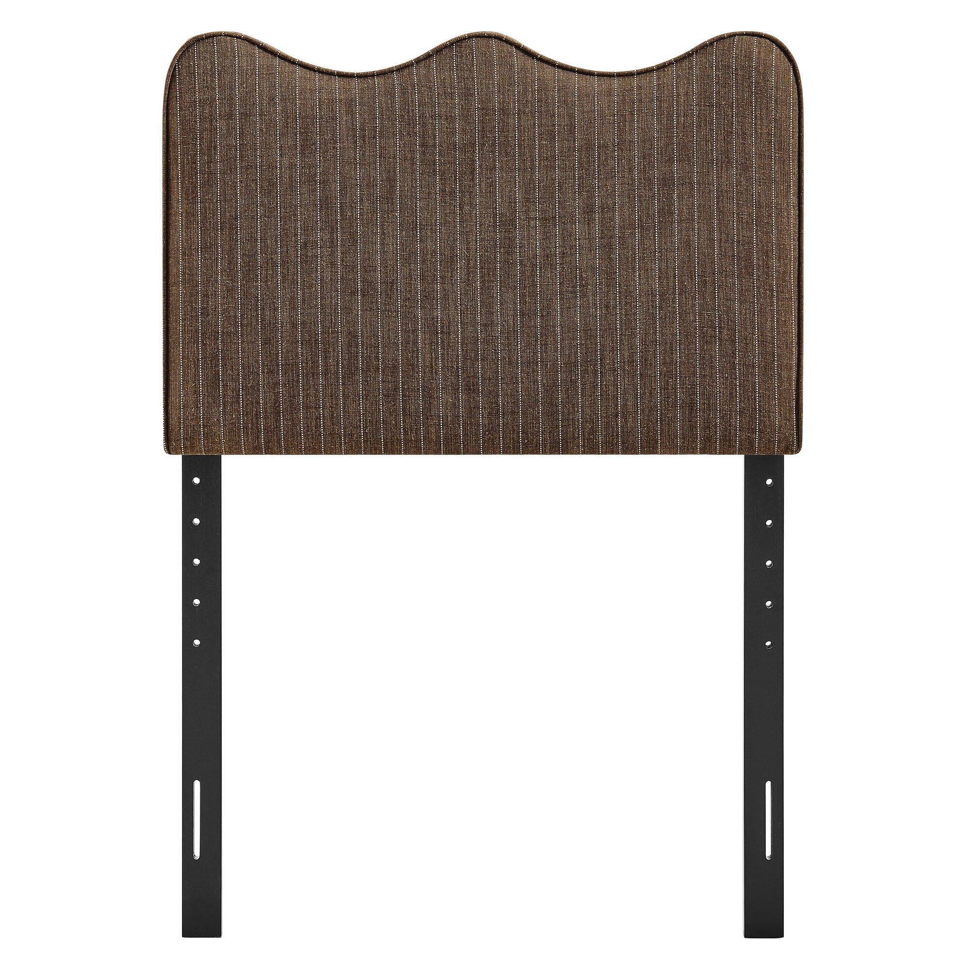 Modway Athena Upholstered Twin Headboard, Brown, large