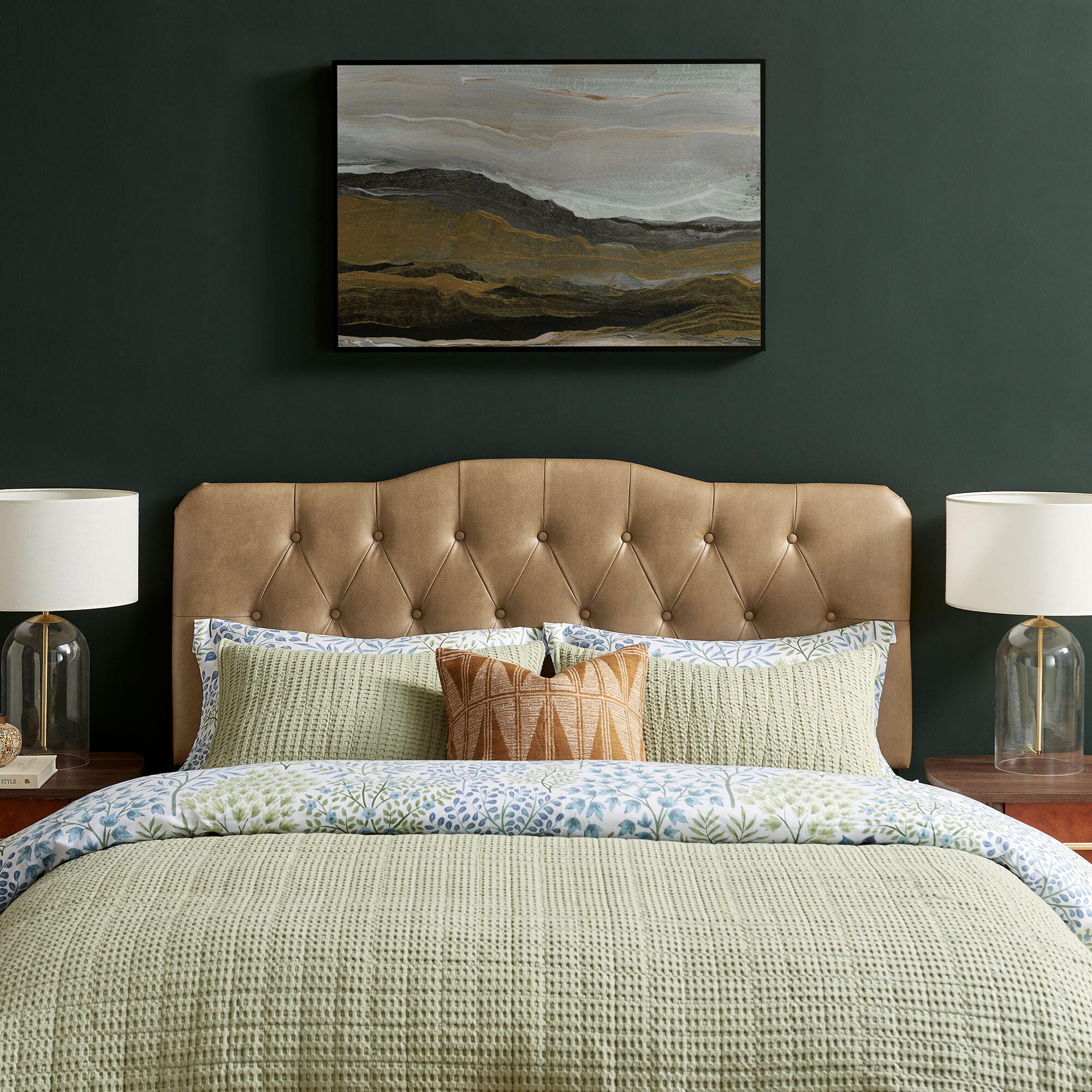 Modway Annabel Queen Headboard, Toast, rollover