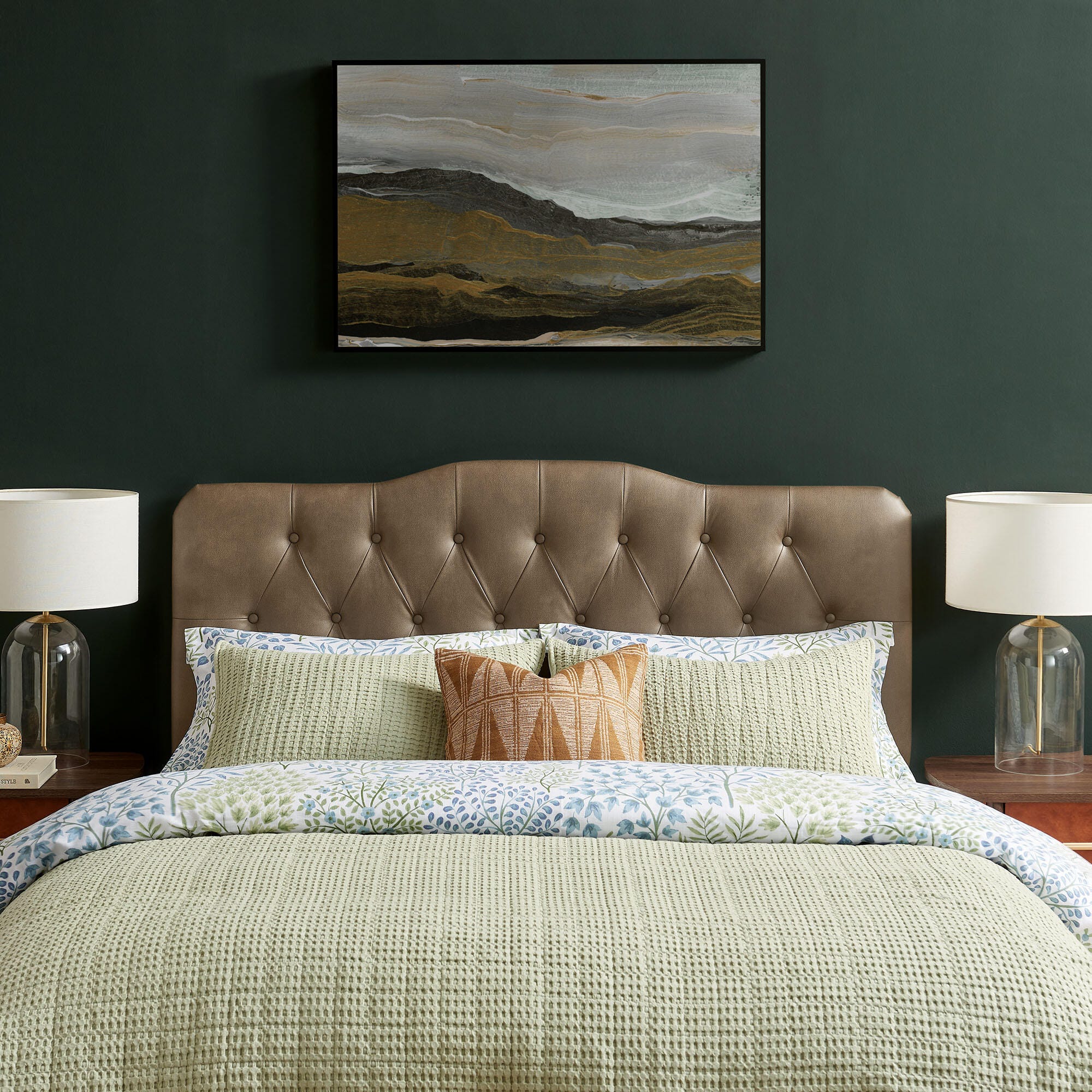 Modway Annabel Queen Headboard, Mushroom Taupe, large