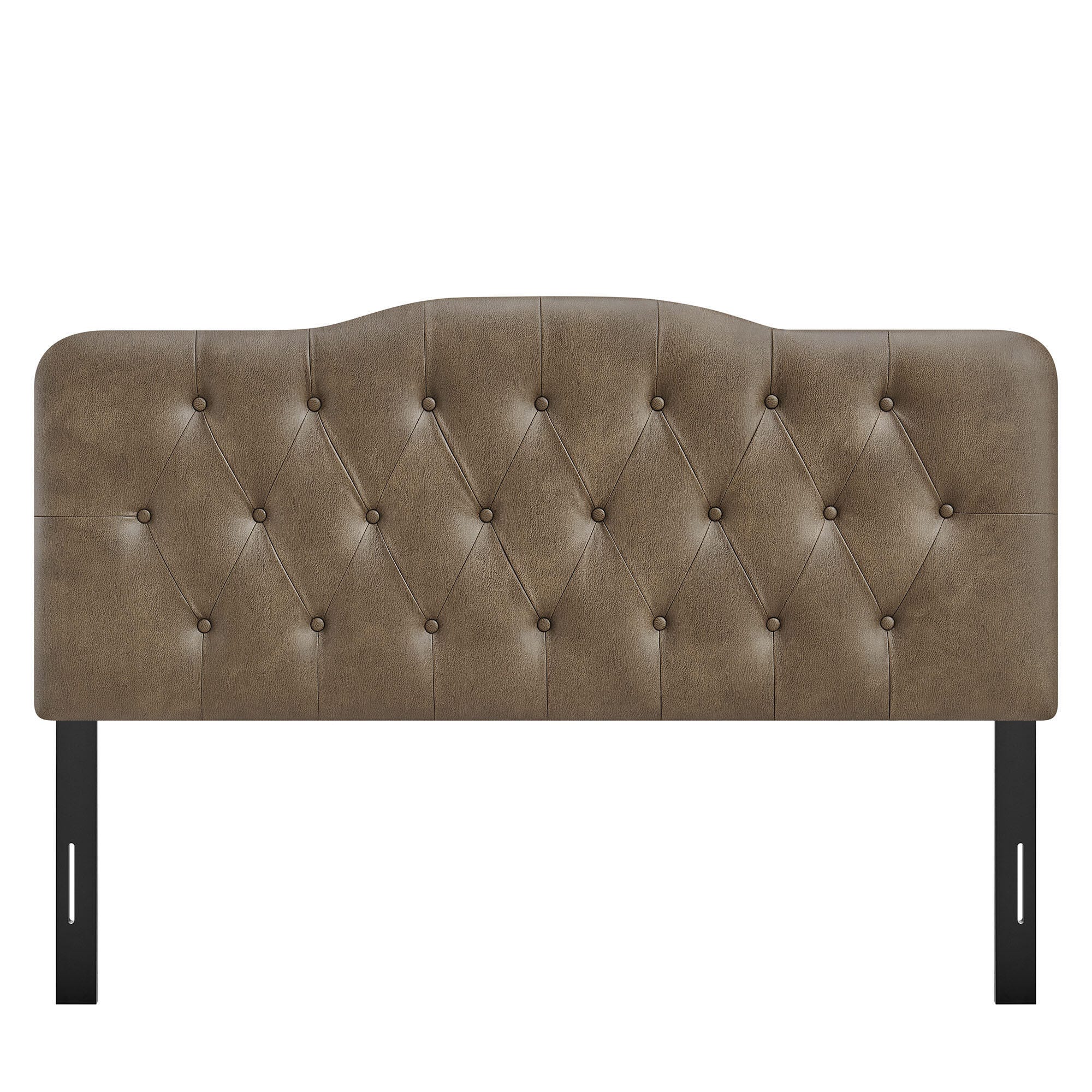 Modway Annabel Queen Headboard, Mushroom Taupe, large