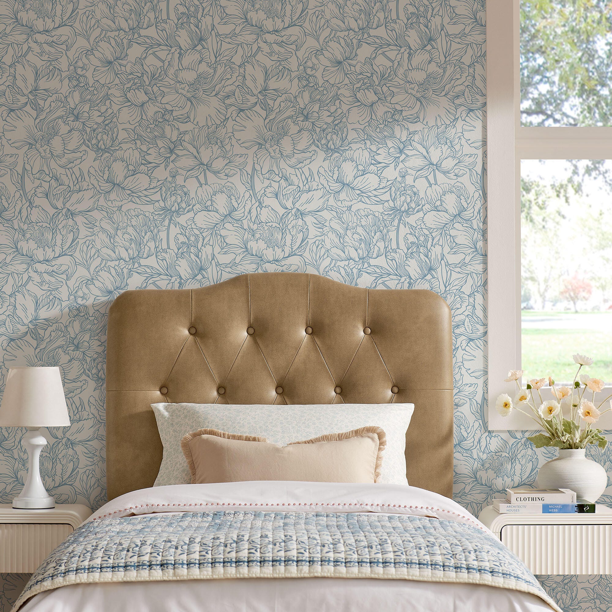 Modway Annabel Twin Headboard, Toast, large